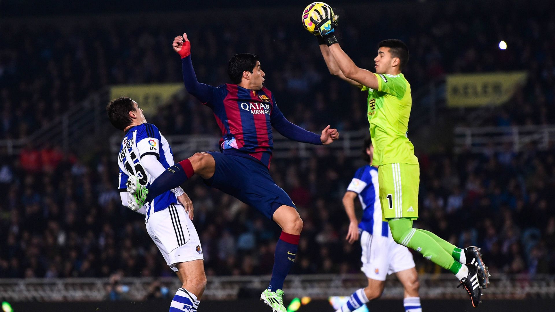 Geronimo Rulli Real Sociedad Barcelona La Liga 04022015