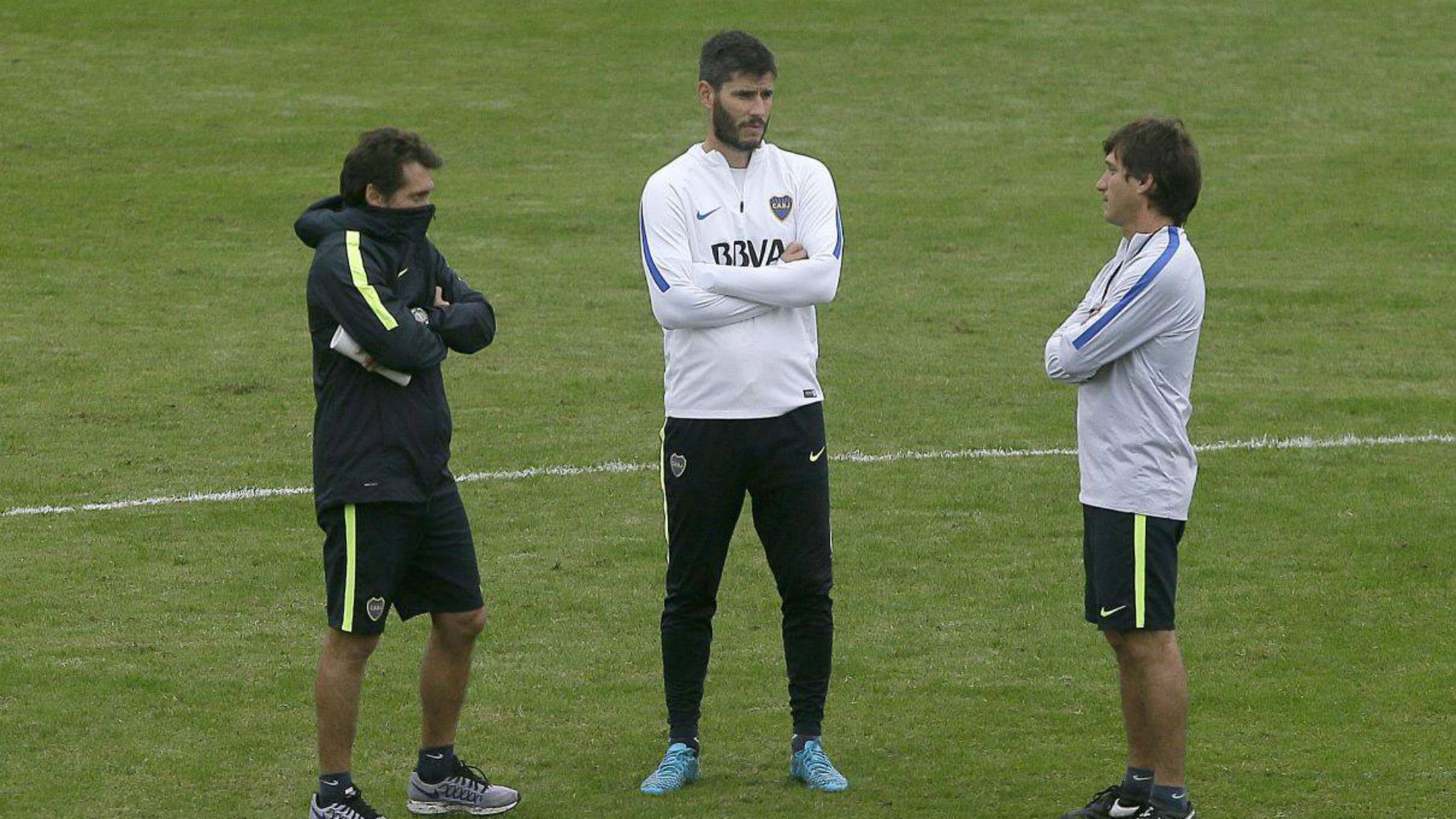 Guillermo Barros Schelotto Boca Entrenamiento