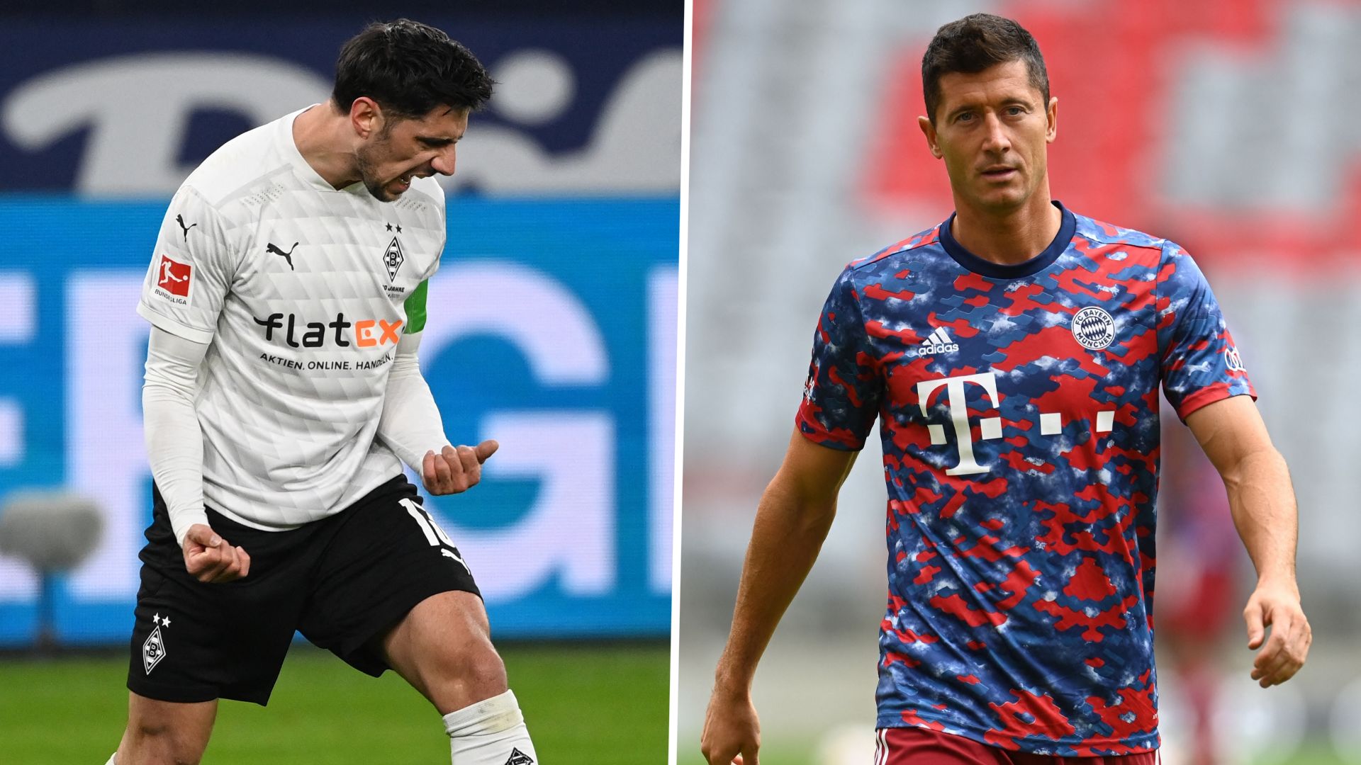Lars Stindl Robert Lewandowski Gladbach Bayern