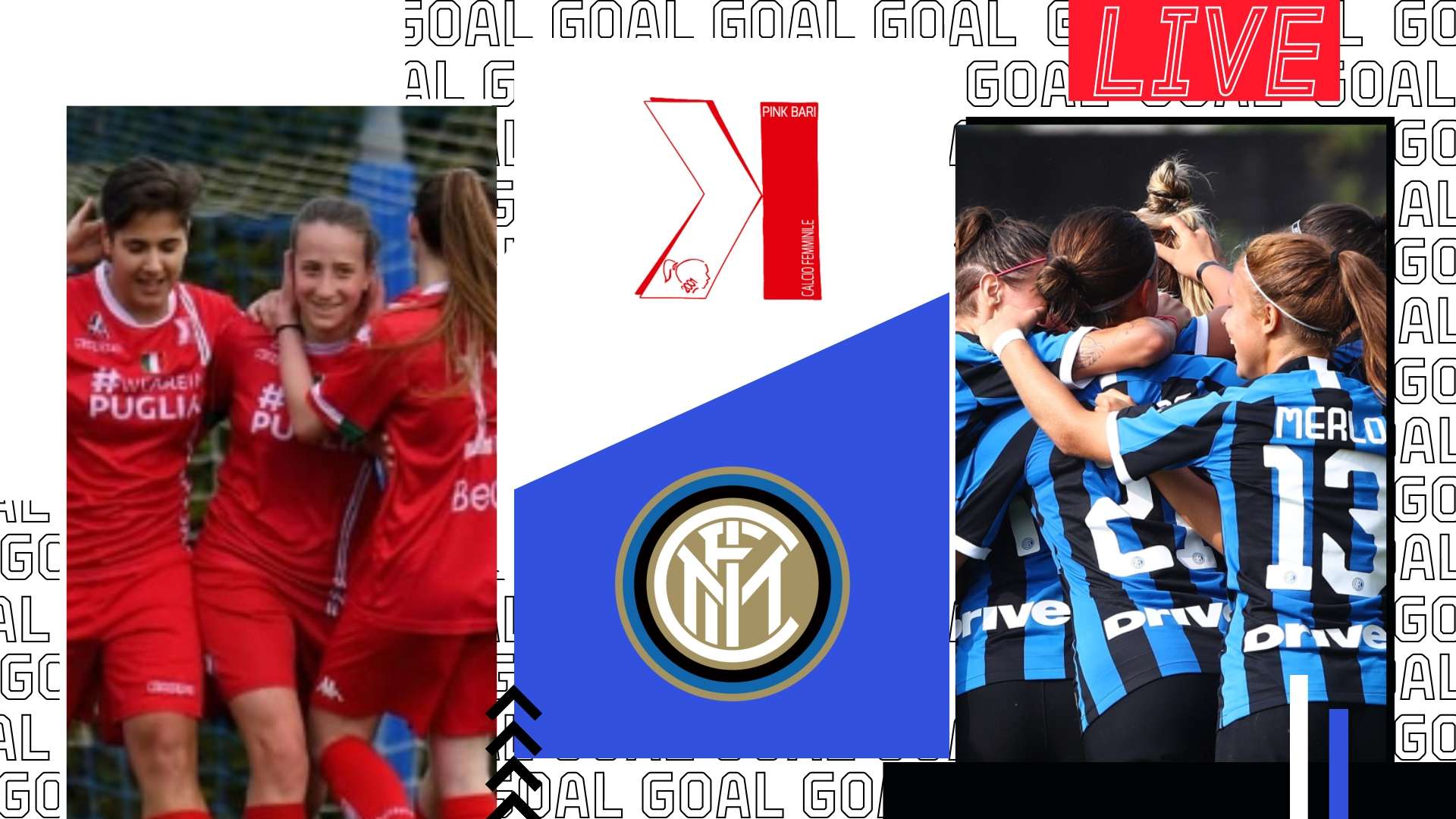 Diretta Pink Bari-Inter Women
