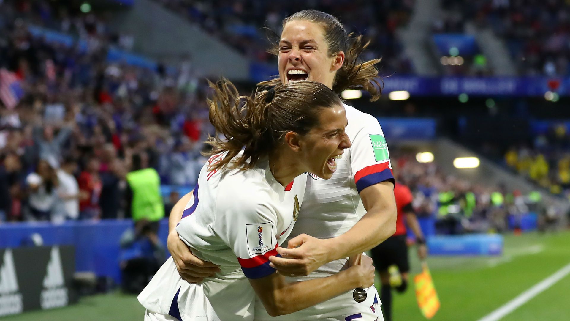 Tobin Heath Kelley O'hara USA USWNT Sweden Women's World Cup 2019