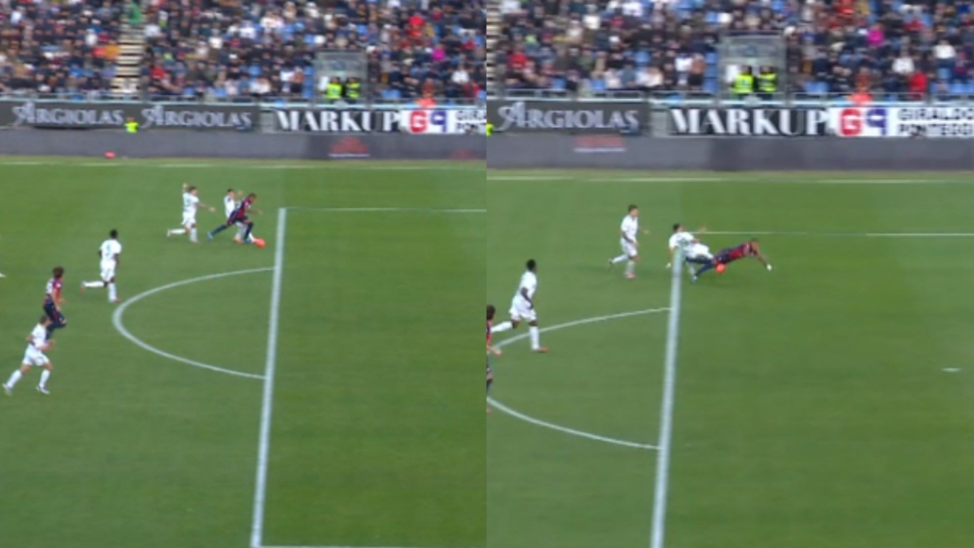 Celik Cagliari Roma Moviola