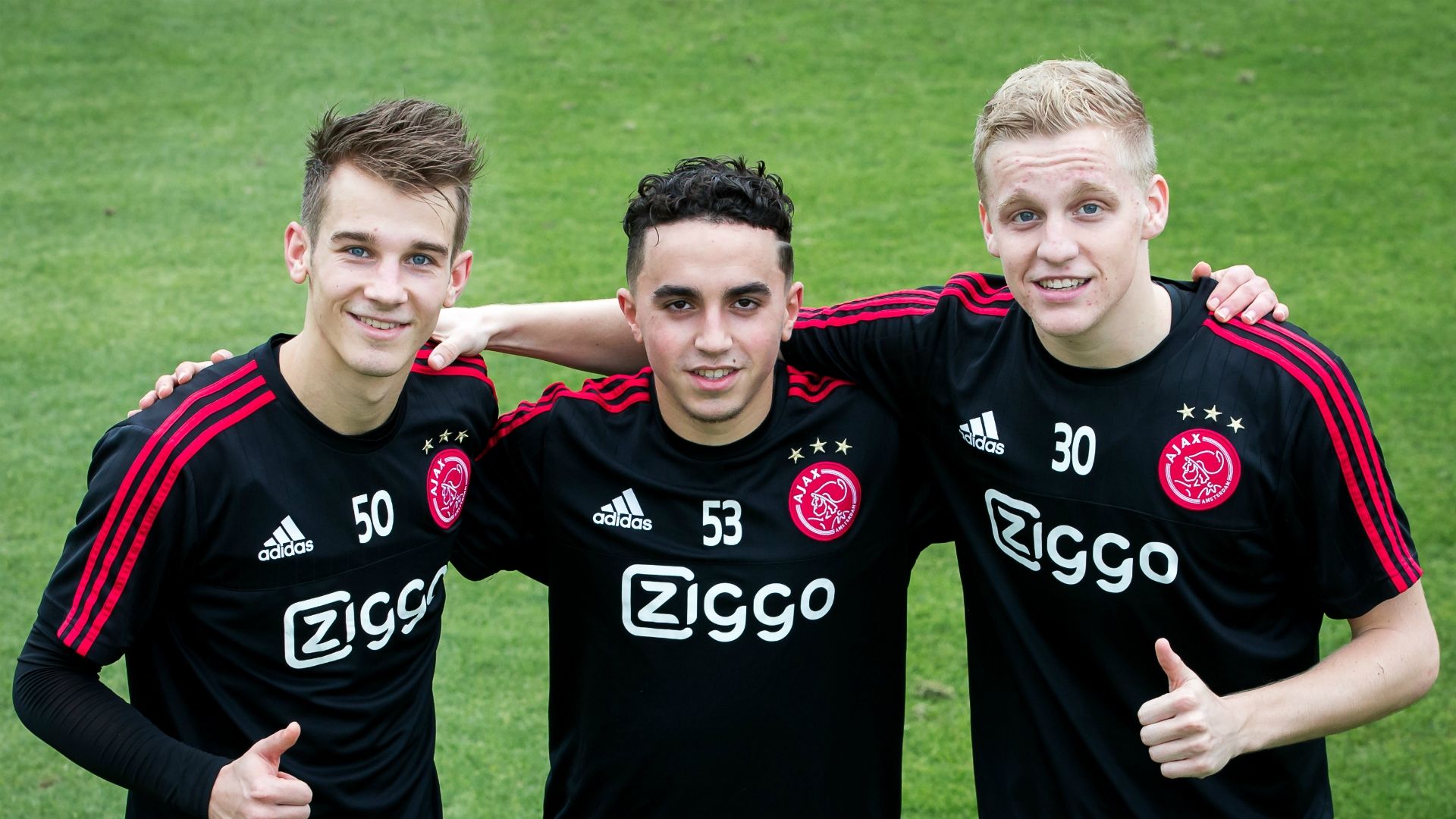 Vaclav Cerny Abdelhak Nouri Donny van de Beek Ajax Eredivisie