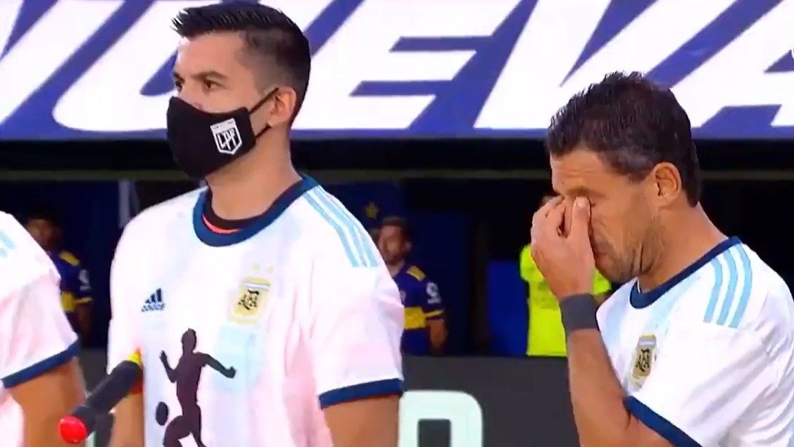 Maxi Rodriguez Boca Newell's Fecha 5 Copa Liga Profesional Captura TV