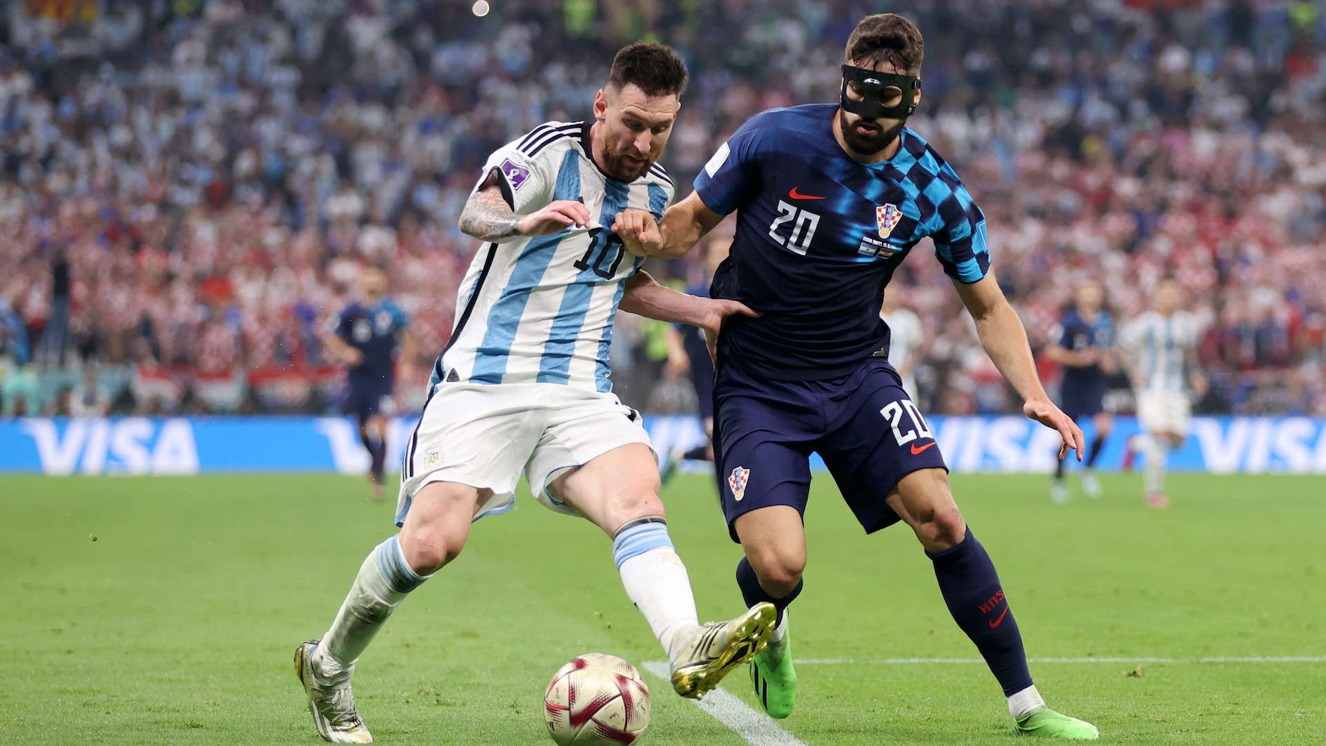Messi Gvardiol Argentina Croatia World Cup Qatar 2022