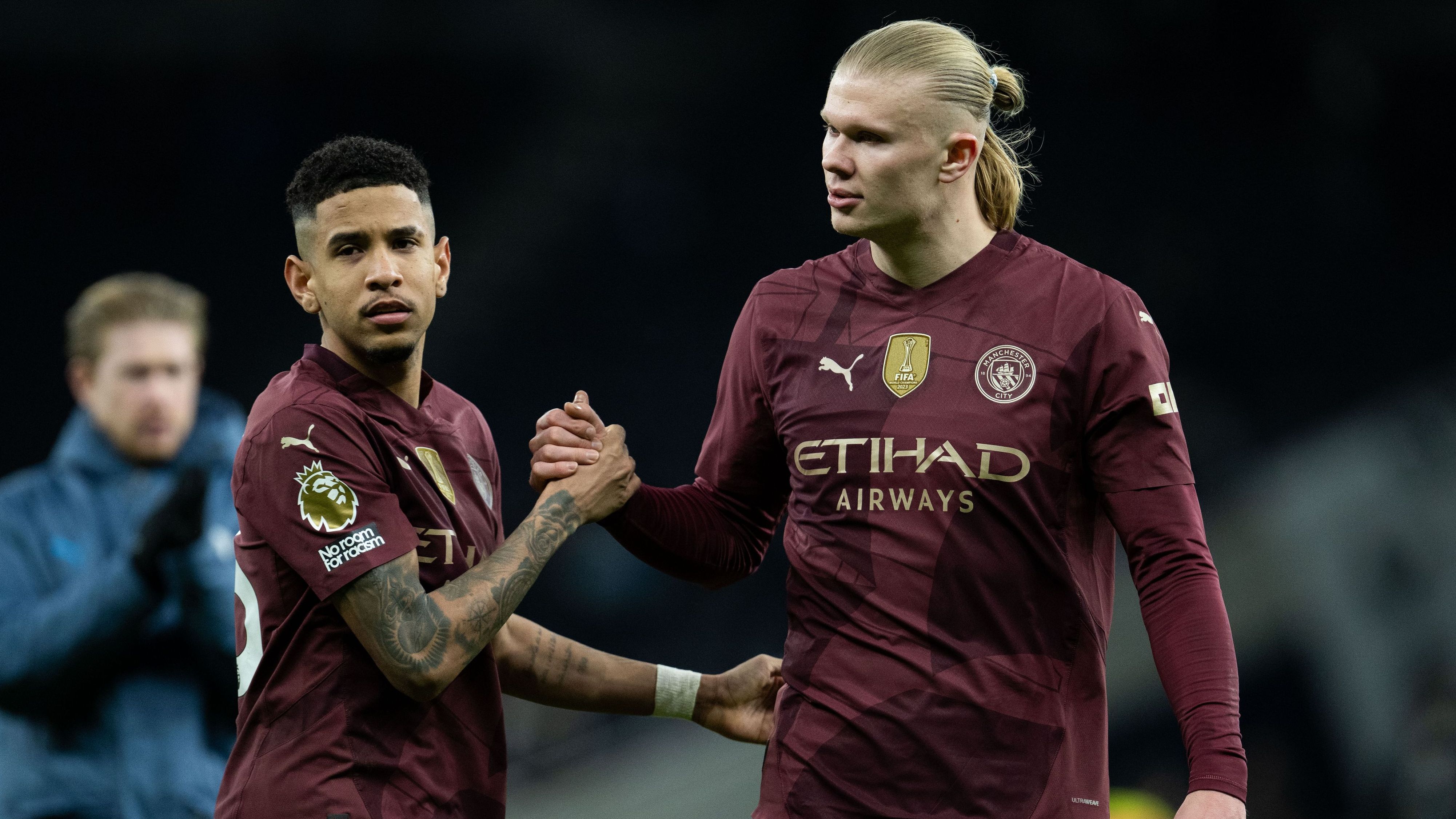 Savinho Erling Haaland Manchester City 2024-25