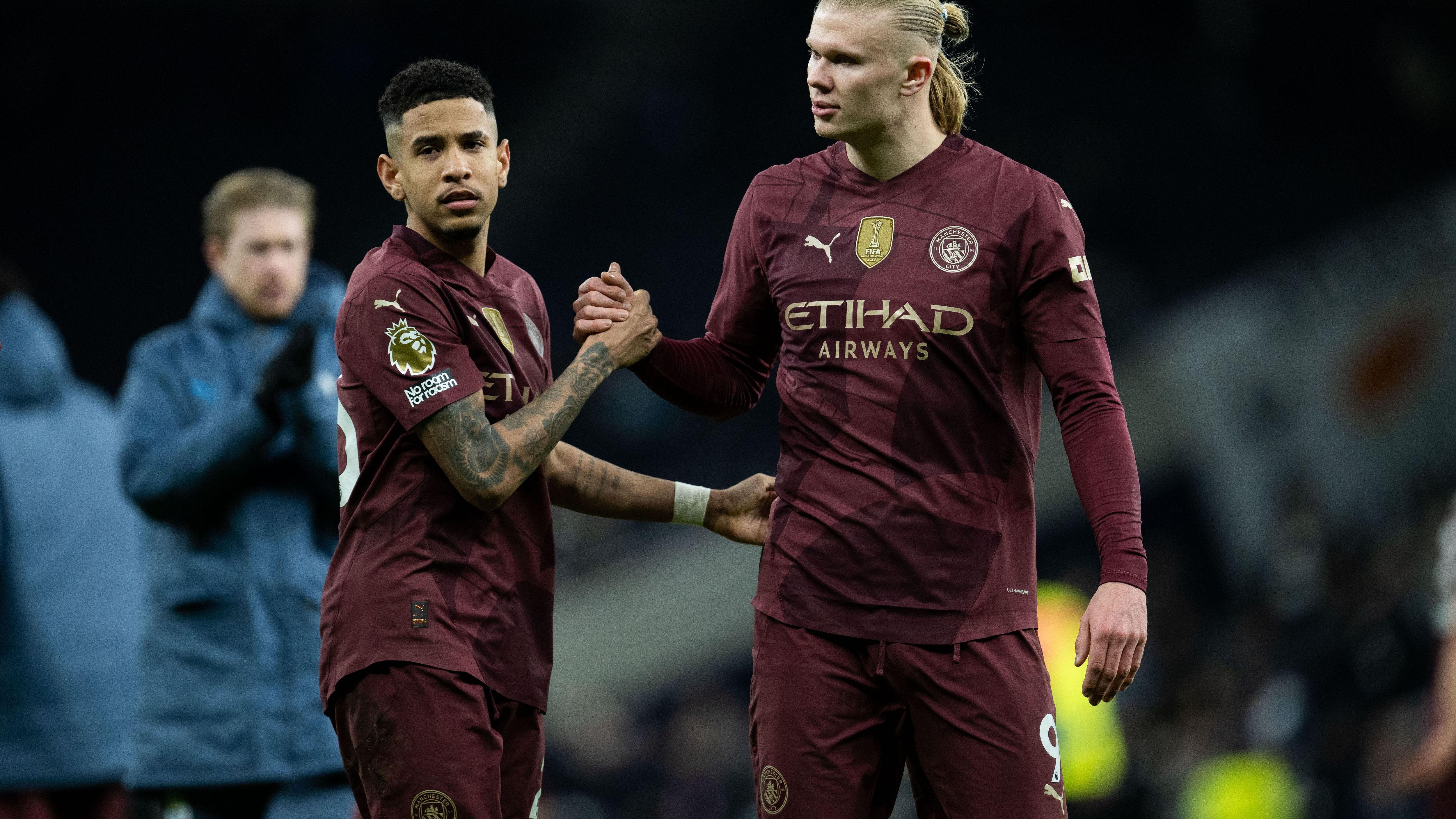 Savinho Erling Haaland Manchester City 2024-25