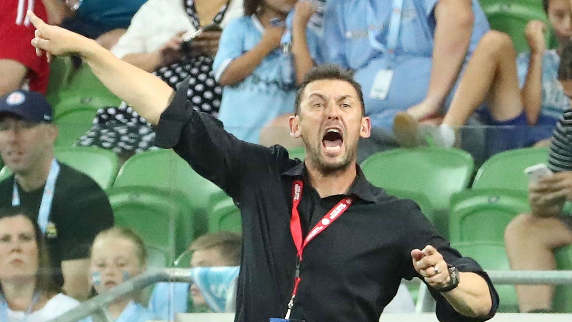 Tony Popovic Melbourne City v Western Sydney Wanderers A-League 06012017