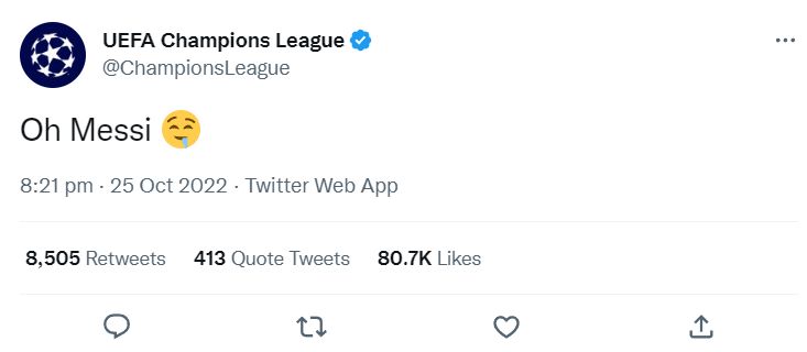Messi reaction 2