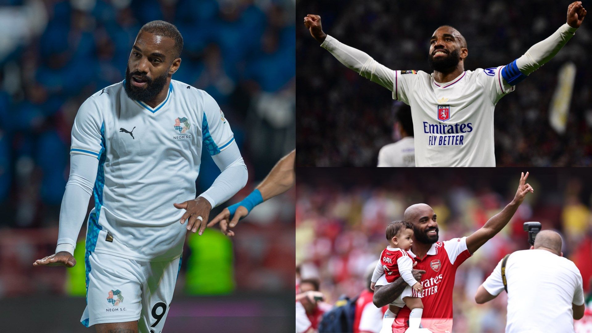 Alexandre Lacazette Neom Lyon Arsenal