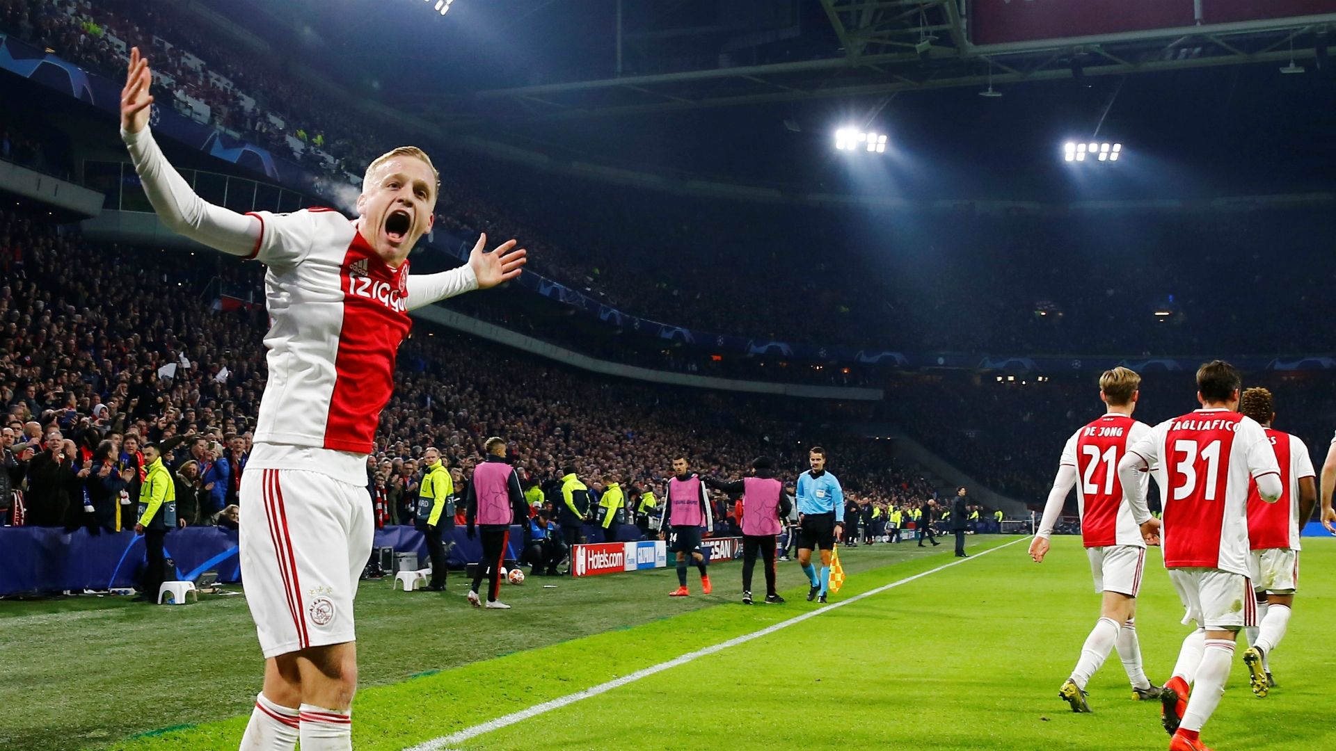 Donny van de Beek, Ajax - Real Madrid, 02132019