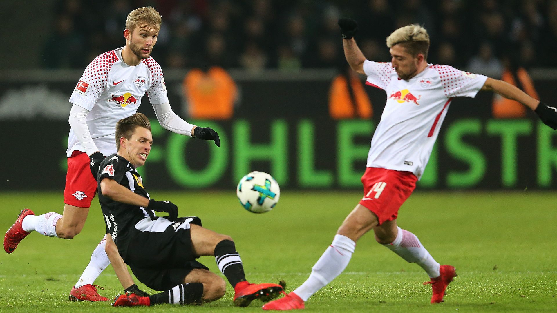 Patrick Herrmann Kevin Kampl Borussia Mönchengladbach RB Leipzig 03022018