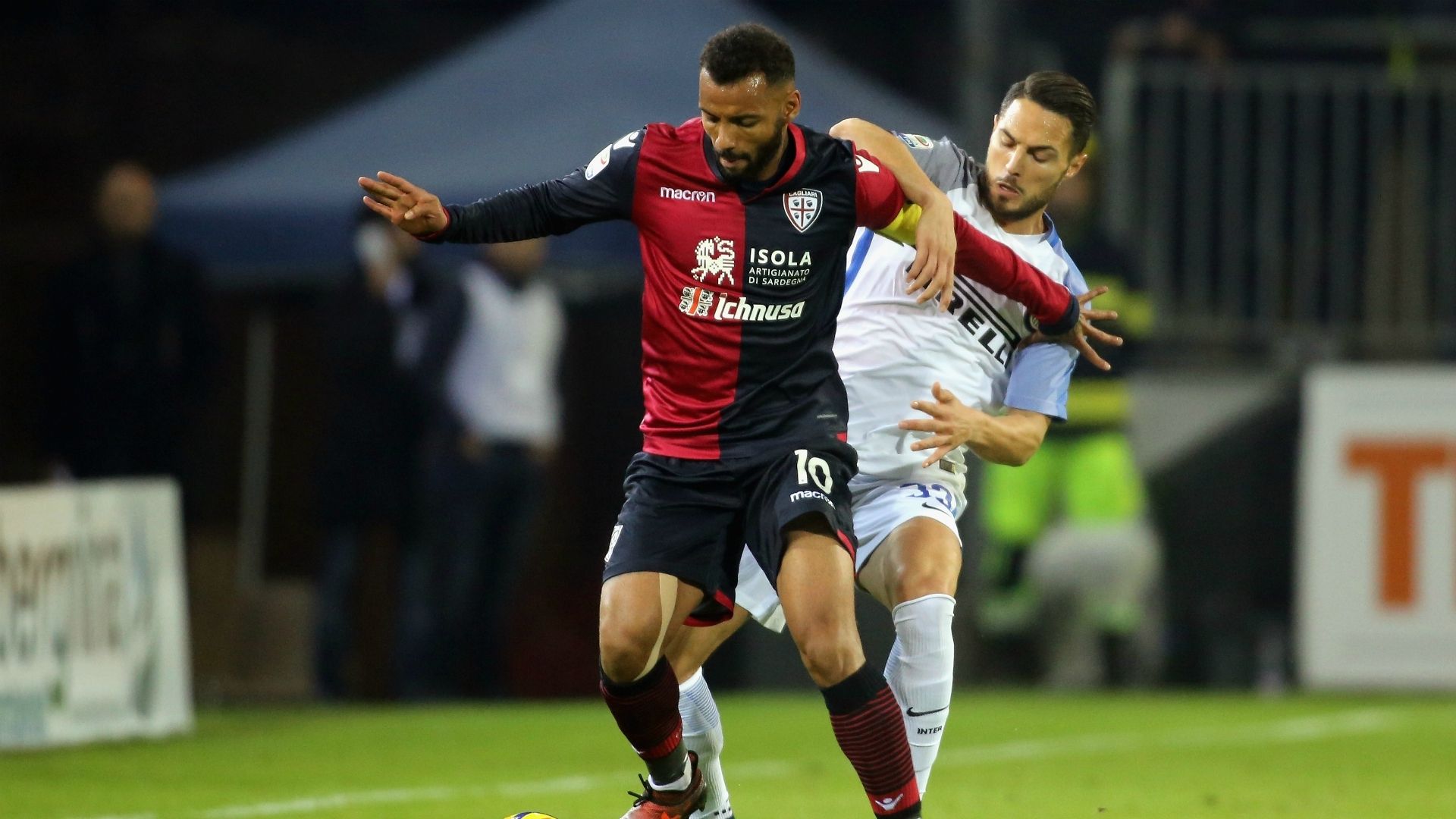 Joao Pedro Cagliari Inter Serie A 11252017