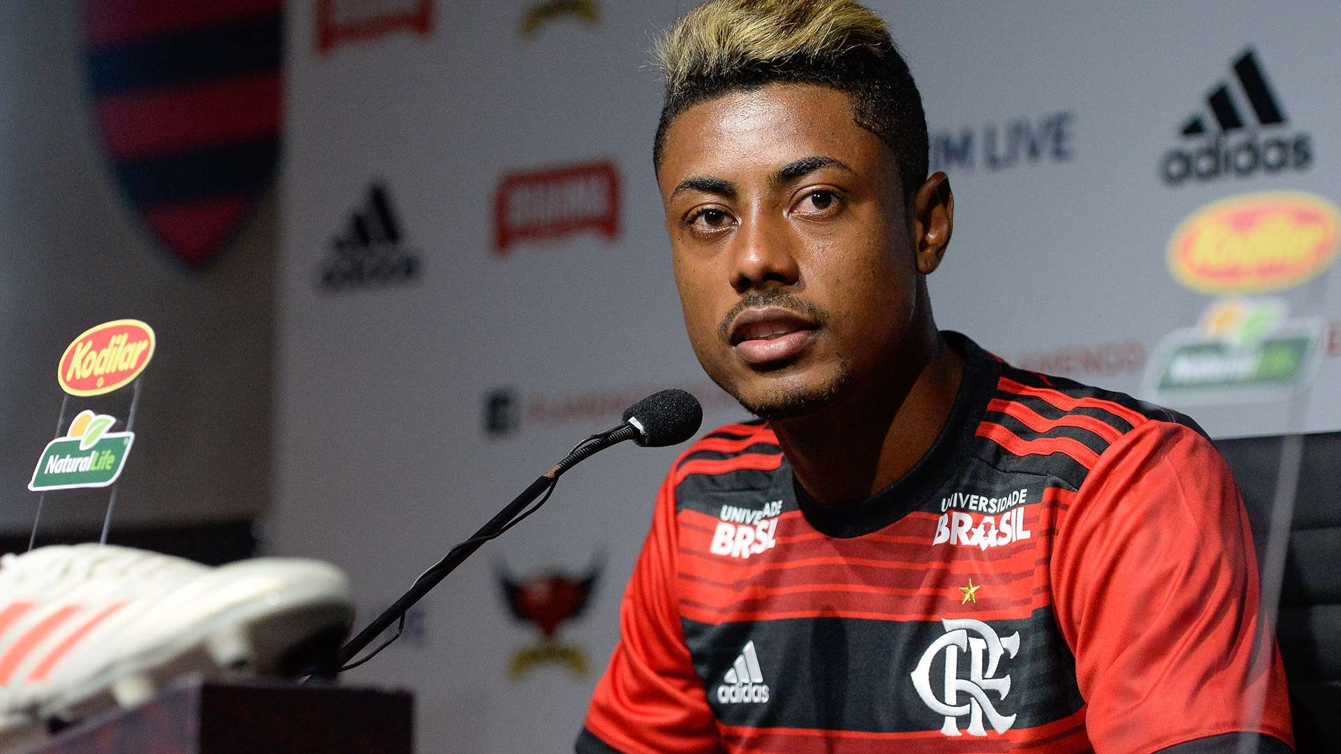 Bruno Henrique apresentação Flamengo 24012019