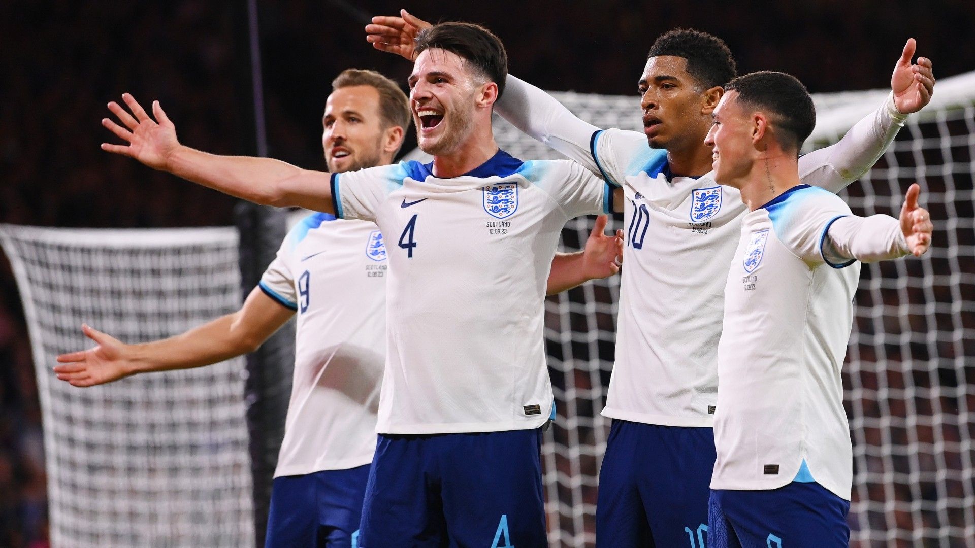 Bellingham Kane Foden Rice England 2023-24