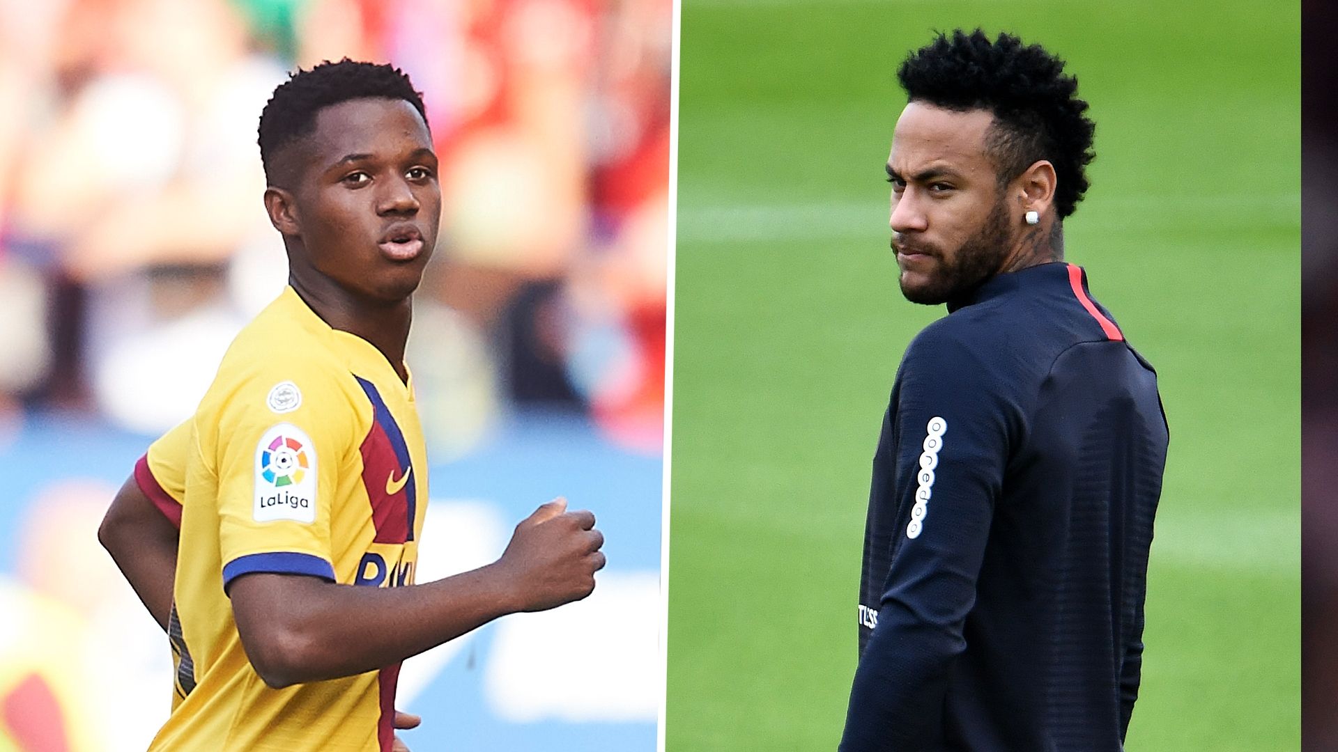 Fati Neymar Barcelona PSG