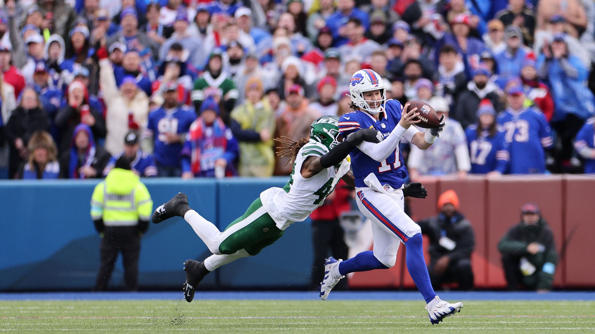 Josh Allen QB Buffalo Bills vs NY Jets