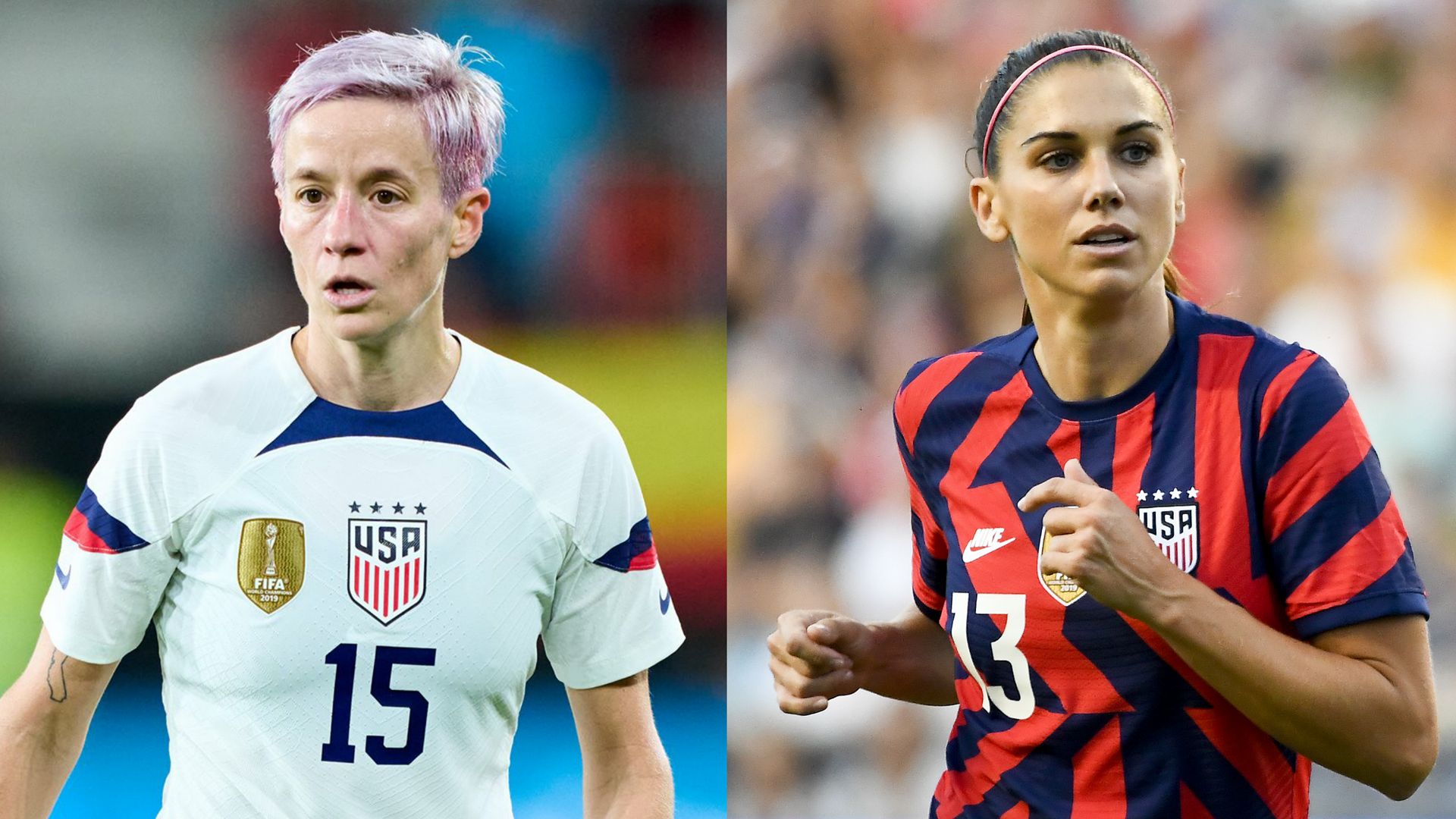 USWNT Megan Rapinoe Alex Morgan