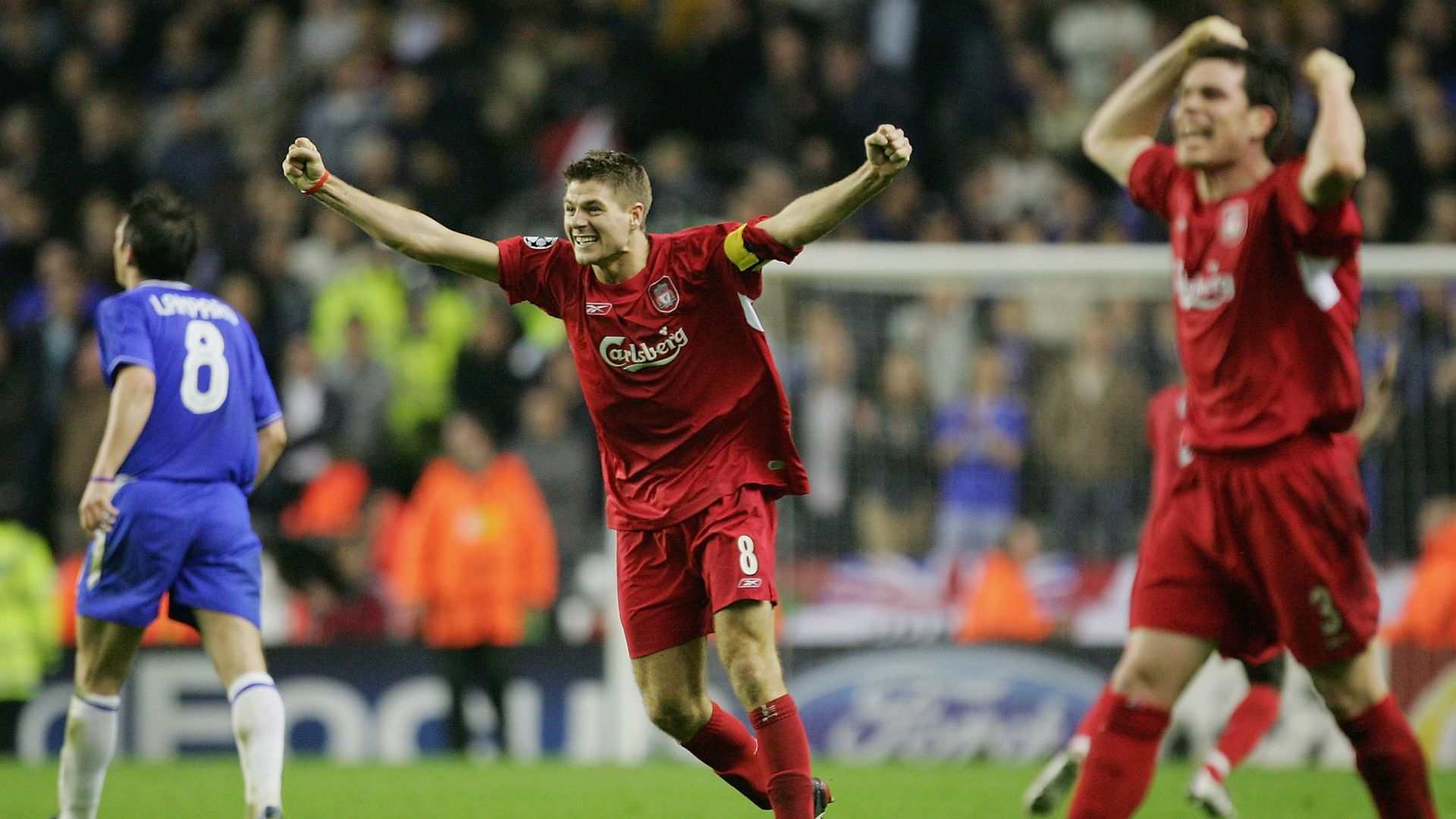 Steven Gerrard Liverpool v Chelsea 2005