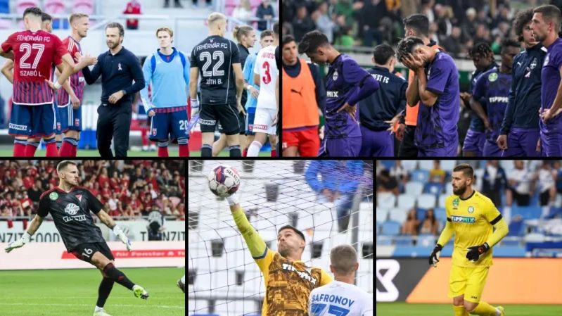 Fehérvár, Újpest, Debrecen, ZTE, Paks