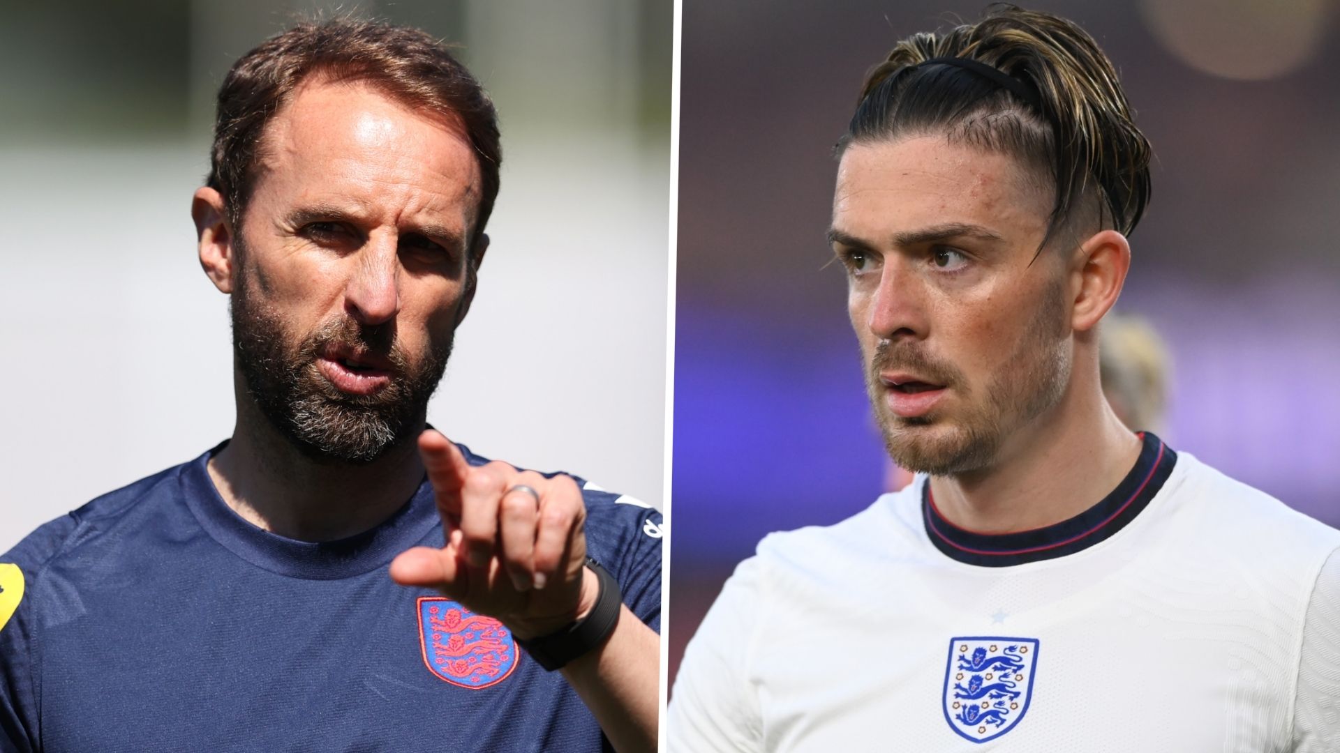Gareth Southgate Jack Grealish England Euro 2020 GFX