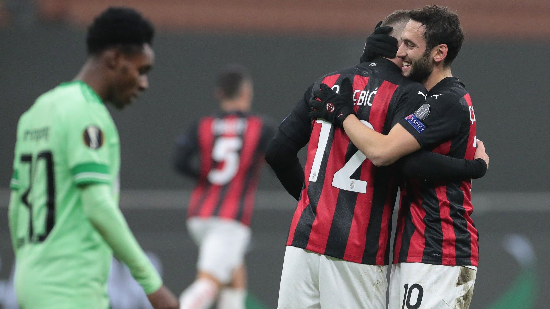 Calhanoglu Rebic - Milan Celtic - Europa League 2020/21