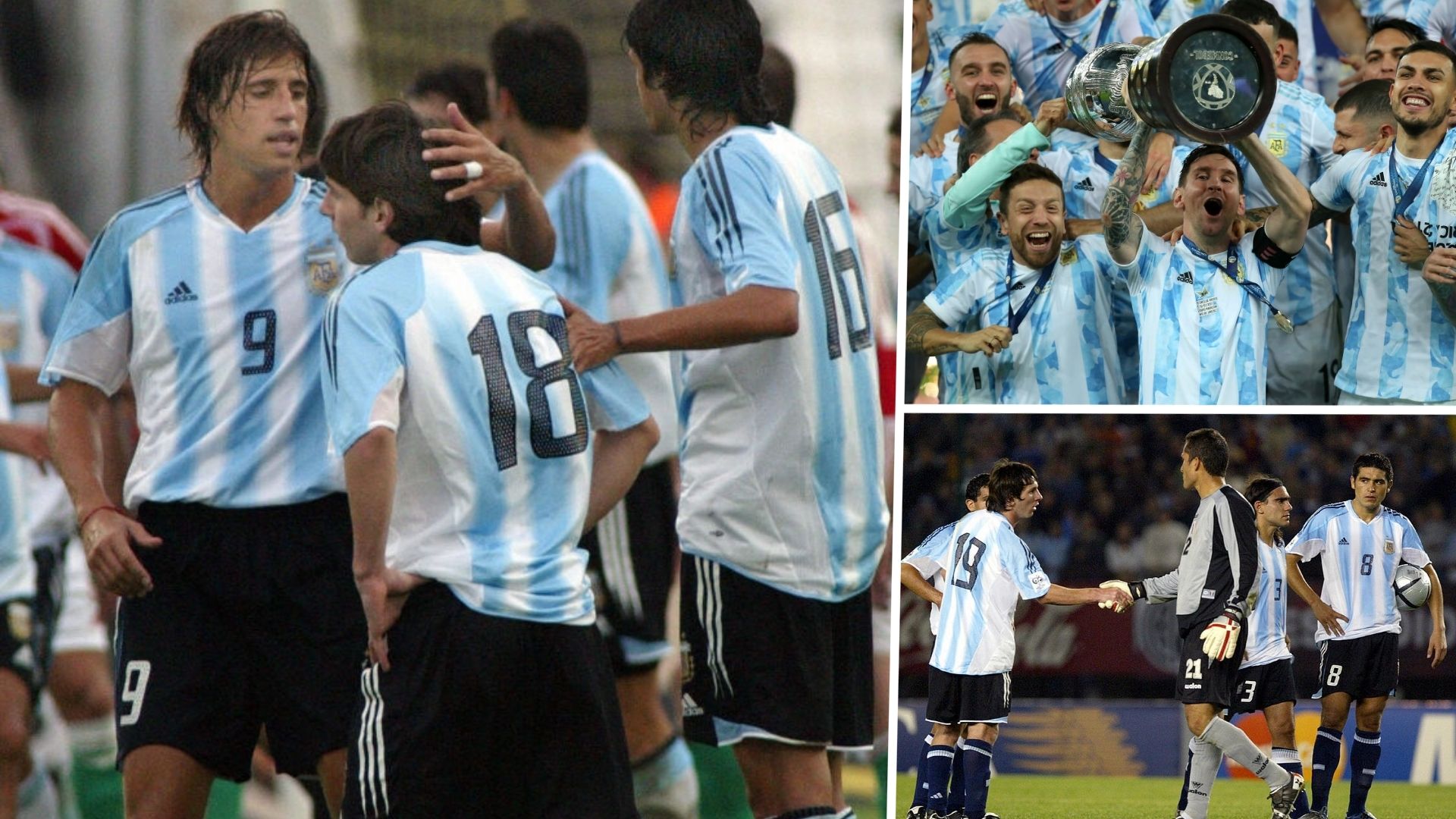 los compañeros de lionel messi en su debut con argentina ante hungría 2005
