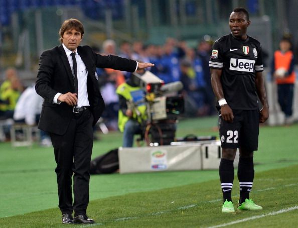 Antonio Conte & Kwado Asamoah