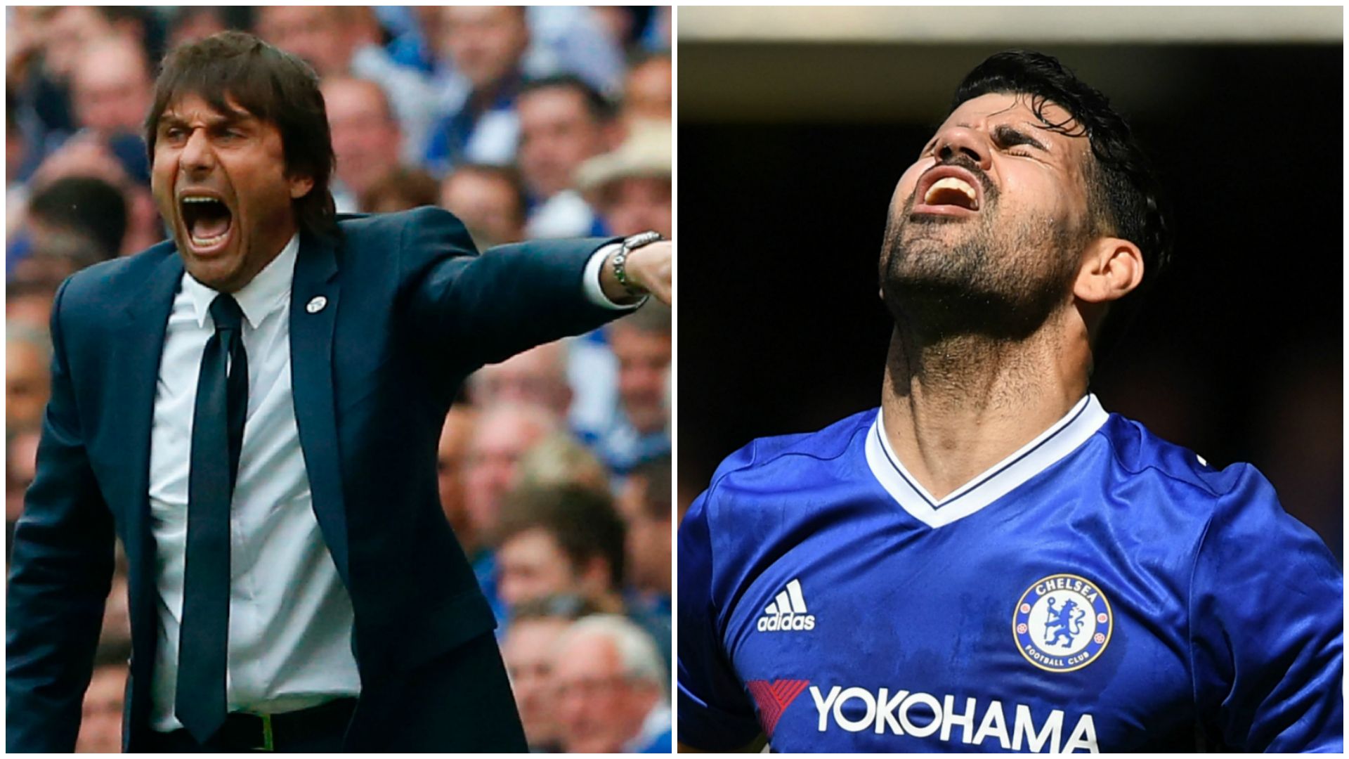 Antonio Conte-Diego Costa collage