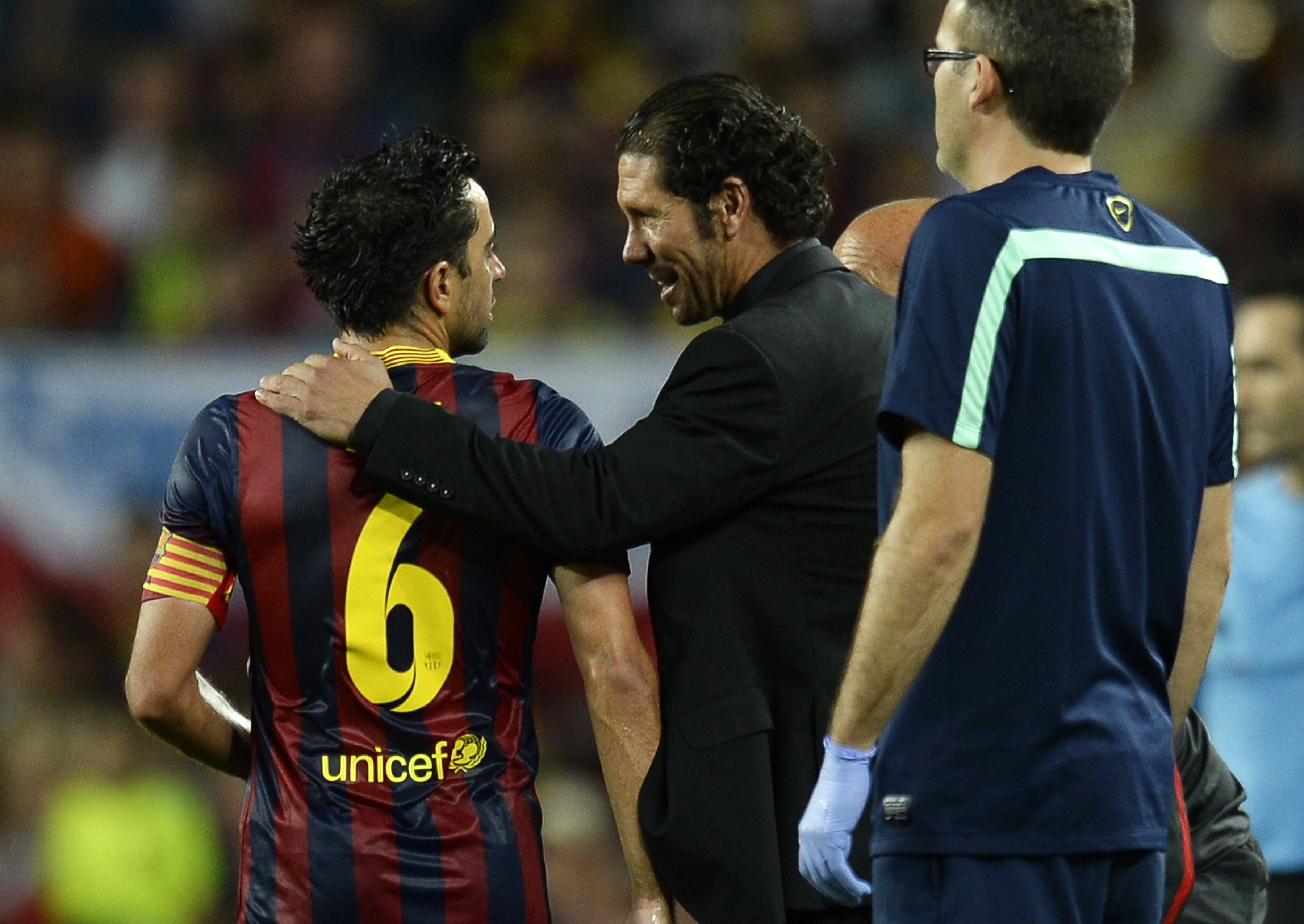 Xavi y Simeone