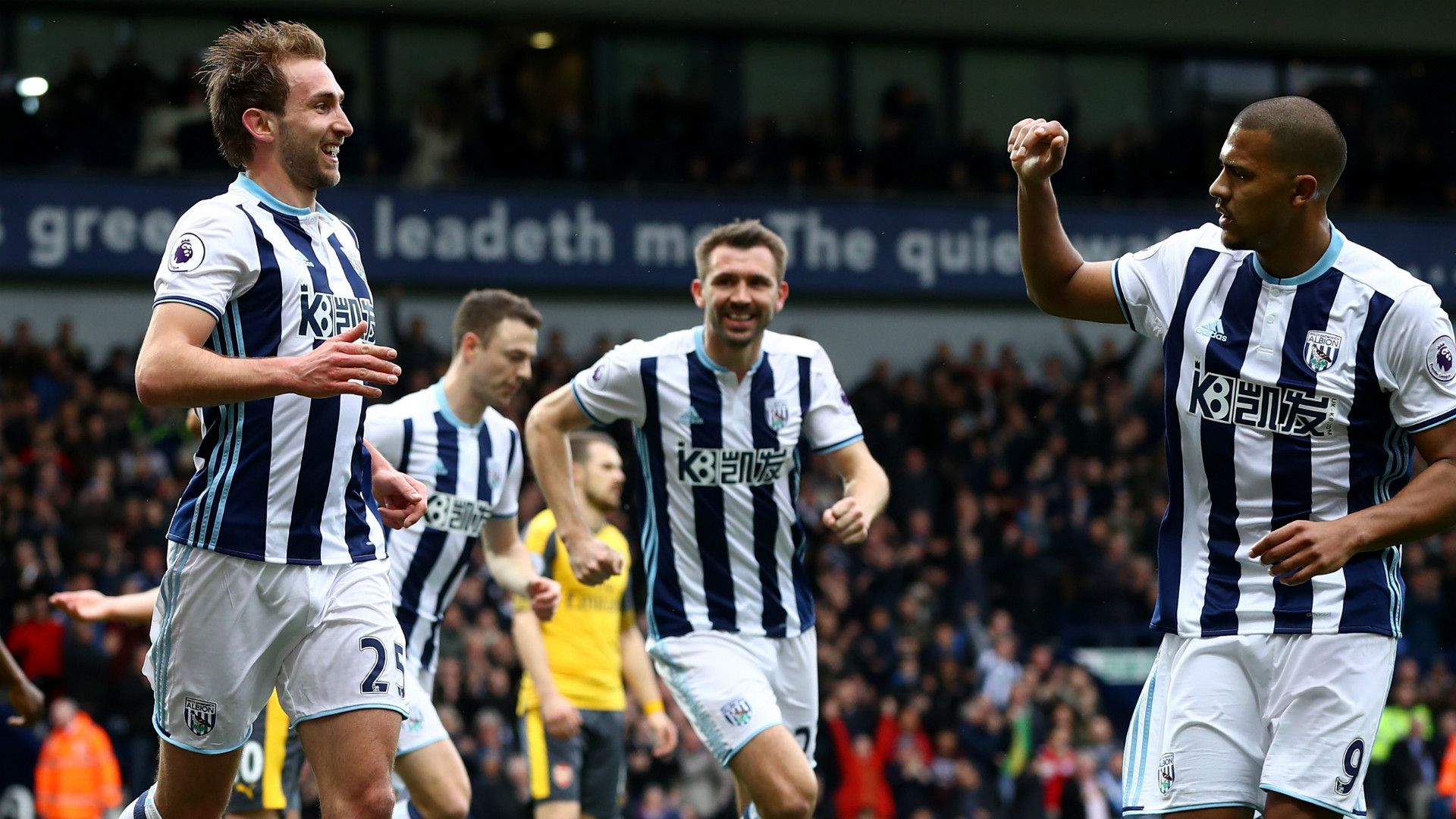 CRAIG DAWSON SALOMON RONDON WEST BROMWICH ALBION PREMIER LEAGUE 18032017