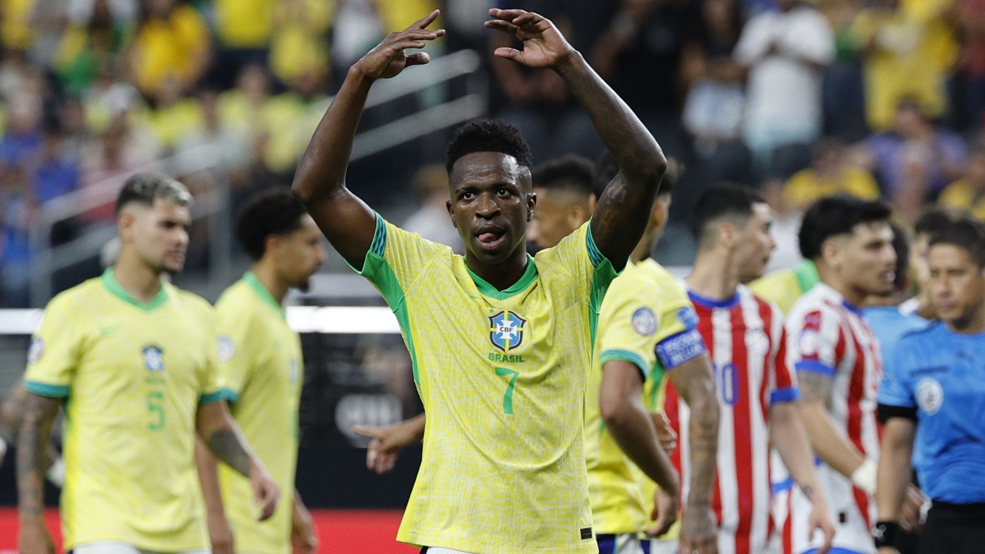 Vinicius Junior, Brasil Paraguai Copa America 2024