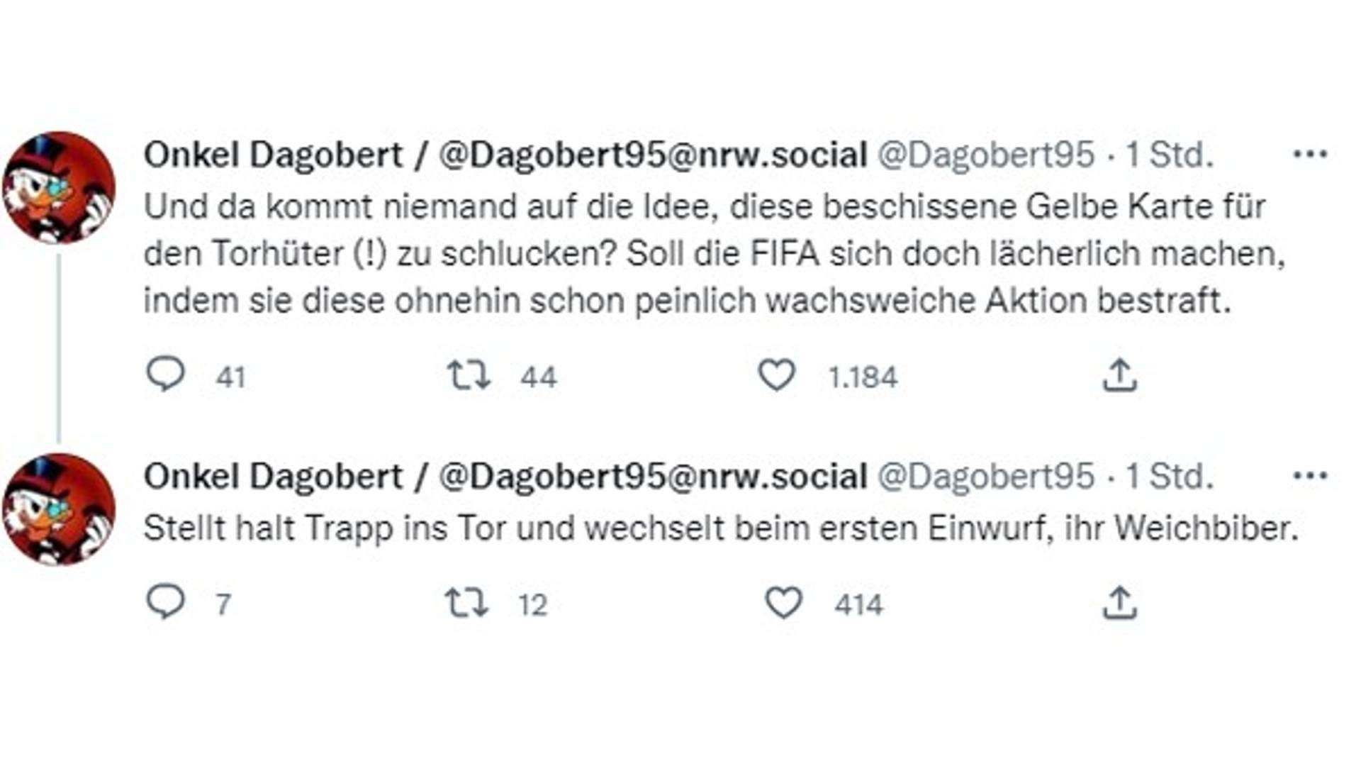 One Love Netzreaktionen