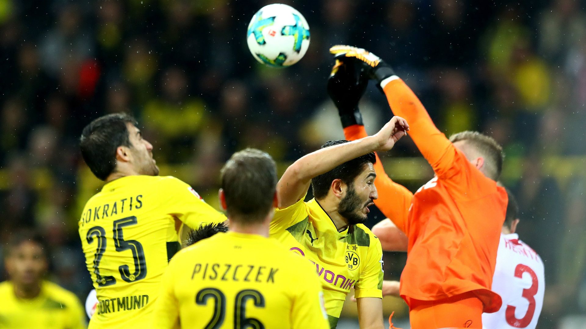 Sokratis Nuri Sahin Timo Horn Borussia Dortmund 1 FC Koln