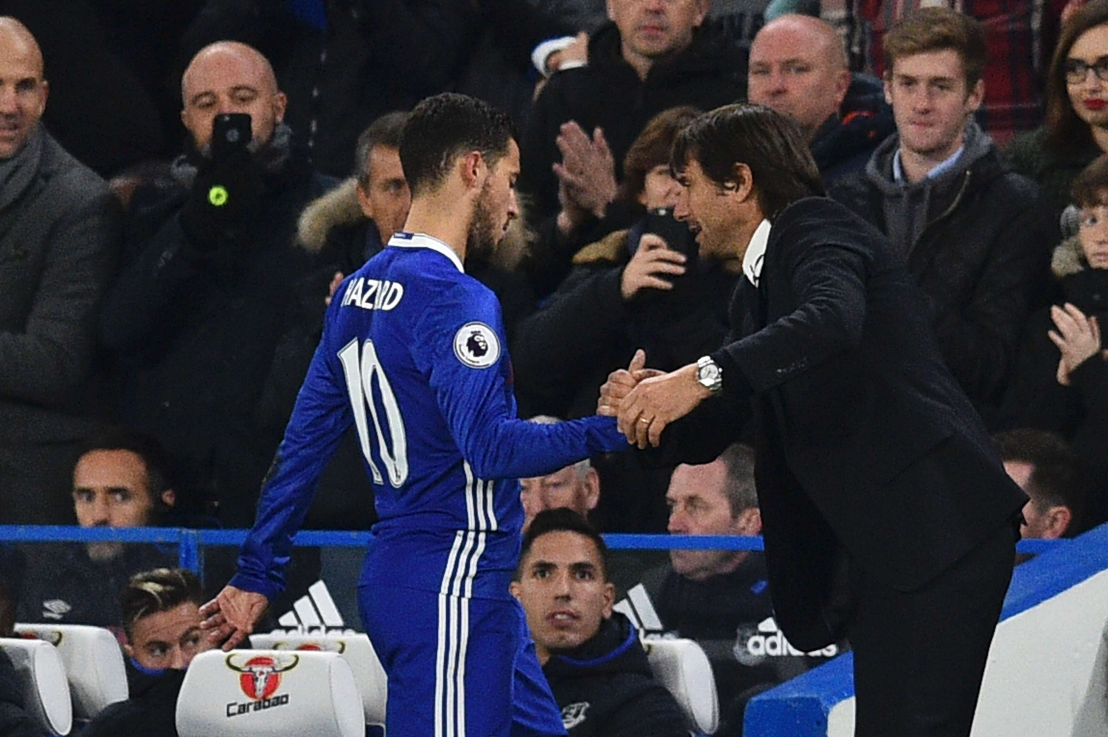 Antonio Conte & Eden Hazard