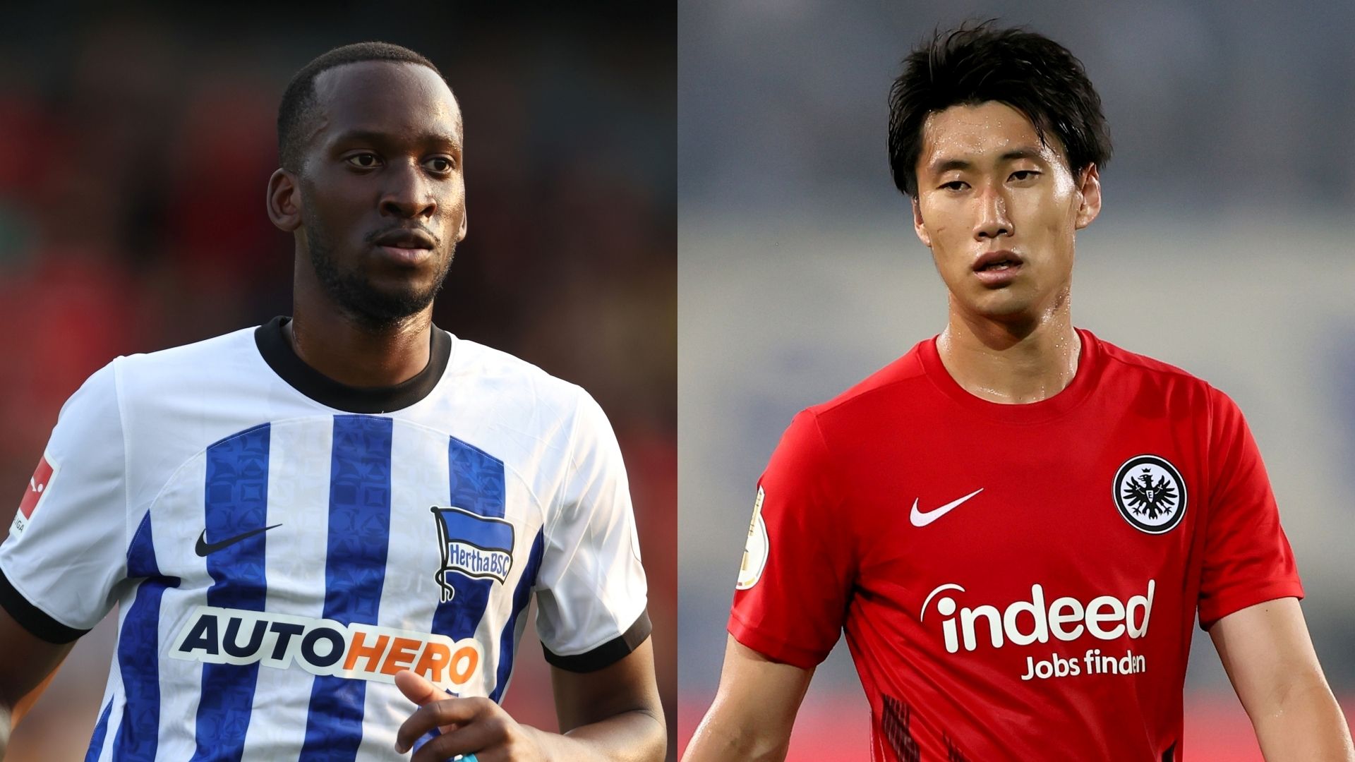 Dodi Lukebakio Hertha Berlin Daichi Kamada Frankfurt