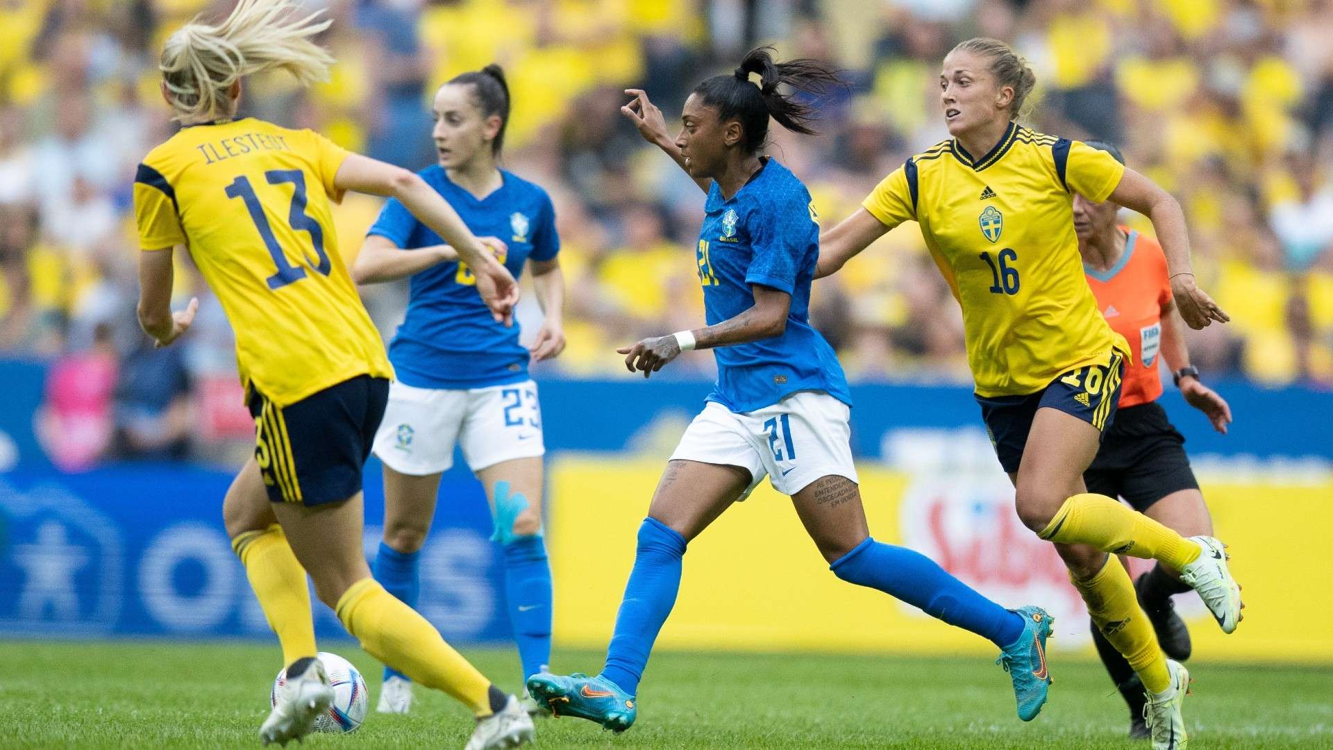 Brasil Suécia amistoso feminino 2022