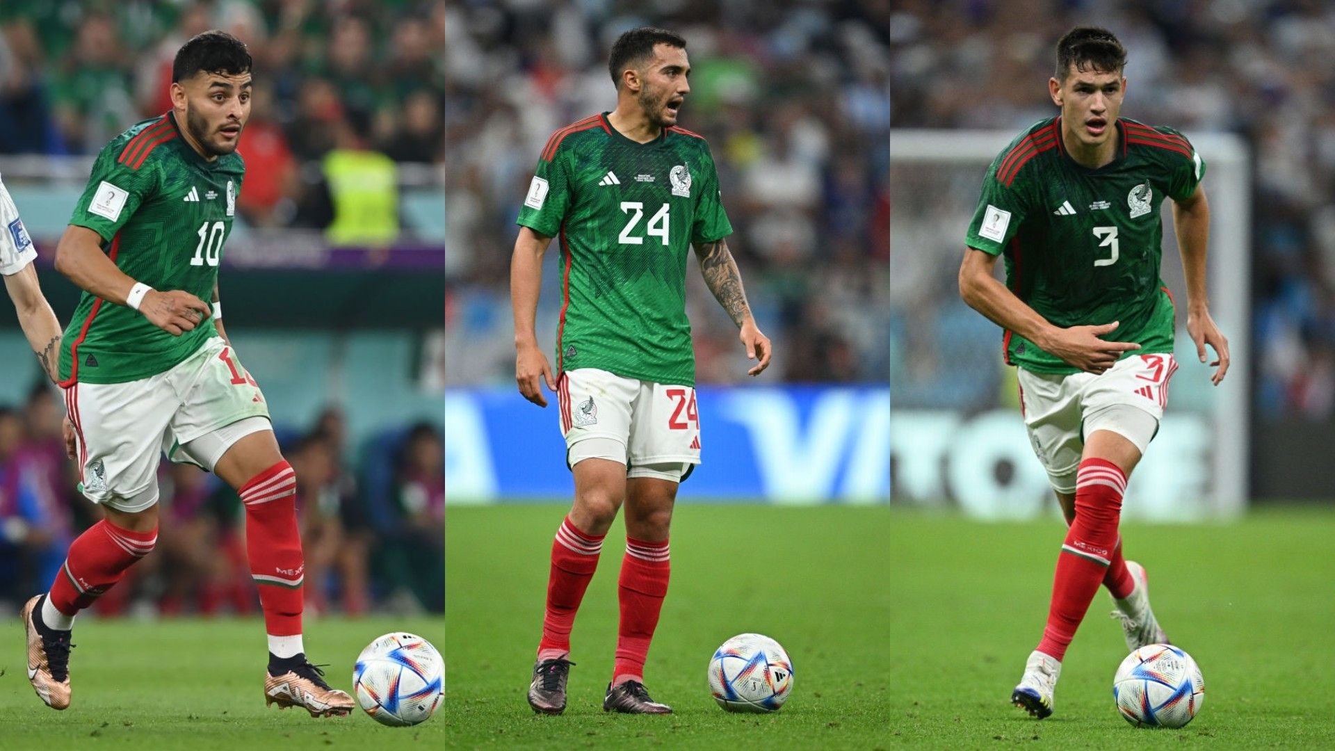 Alexis Vega Luis Chávez César Montes Qatar 2022