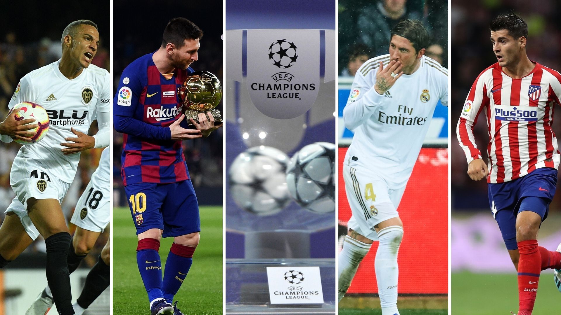 Rodrigo, Messi, Sorteo de Champions, Modric y Morata, Valencia, Barcelona, Real Madrid y Atlético de Madrid