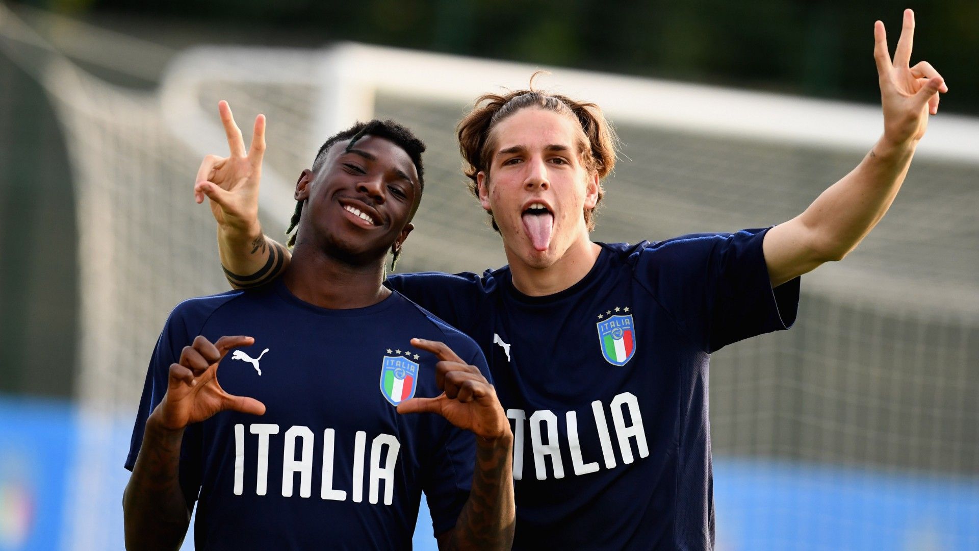 Nicolò Zaniolo Moise Kean - Italy