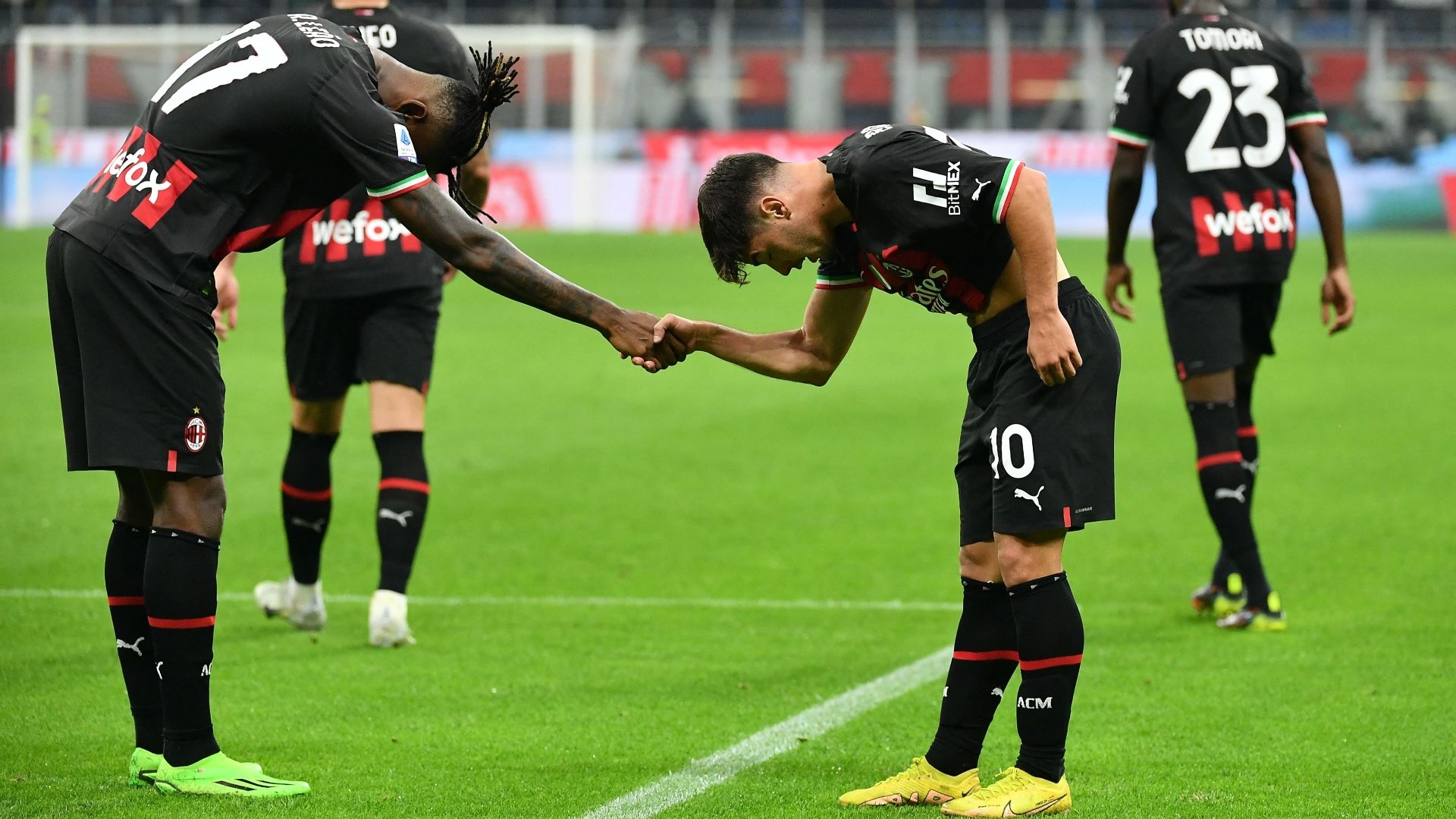 Leao Brahim Diaz Milan Juventus Serie A