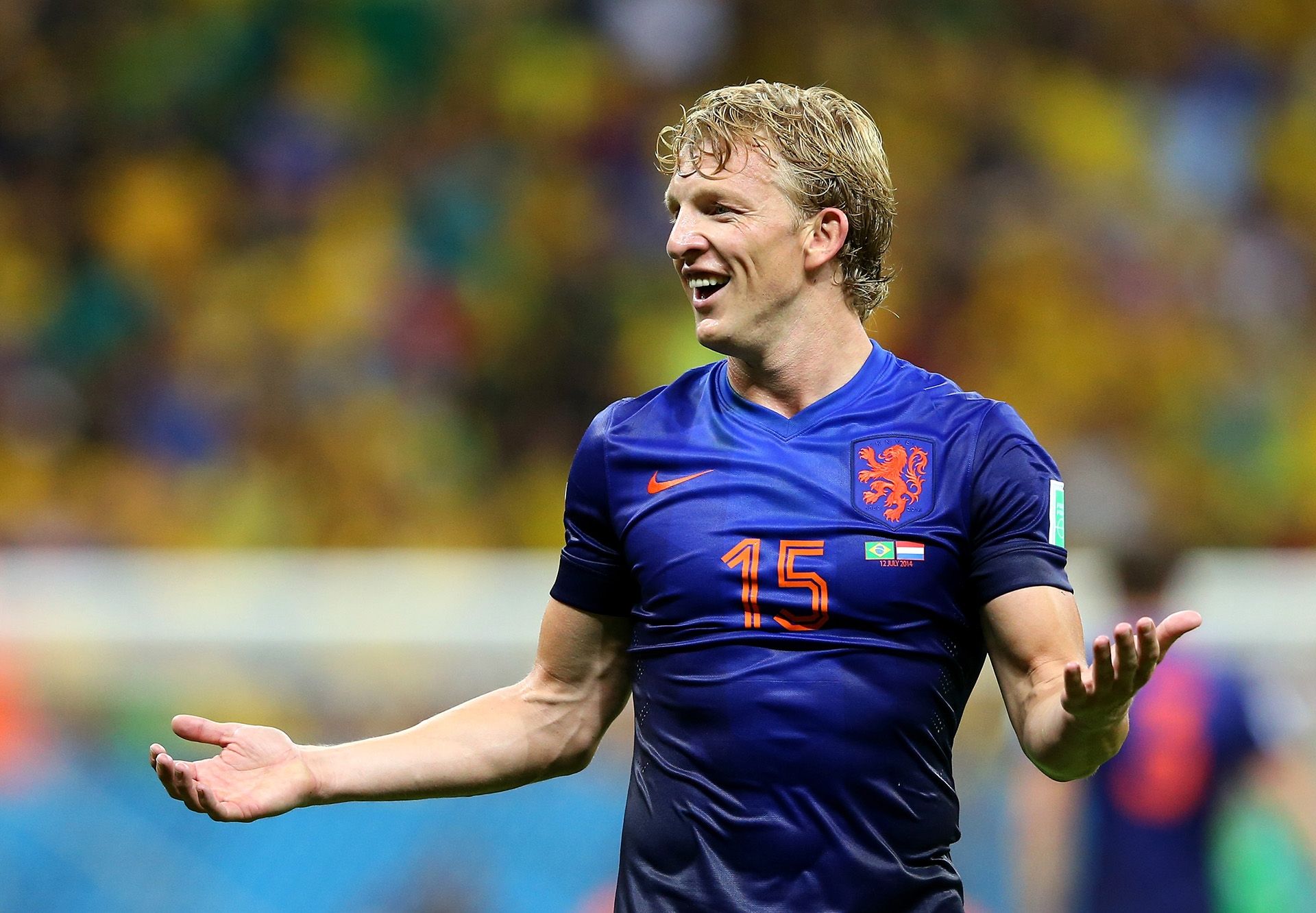 Dirk Kuyt Brazil Netherlands 2014 World Cup third-place playoff 07122014