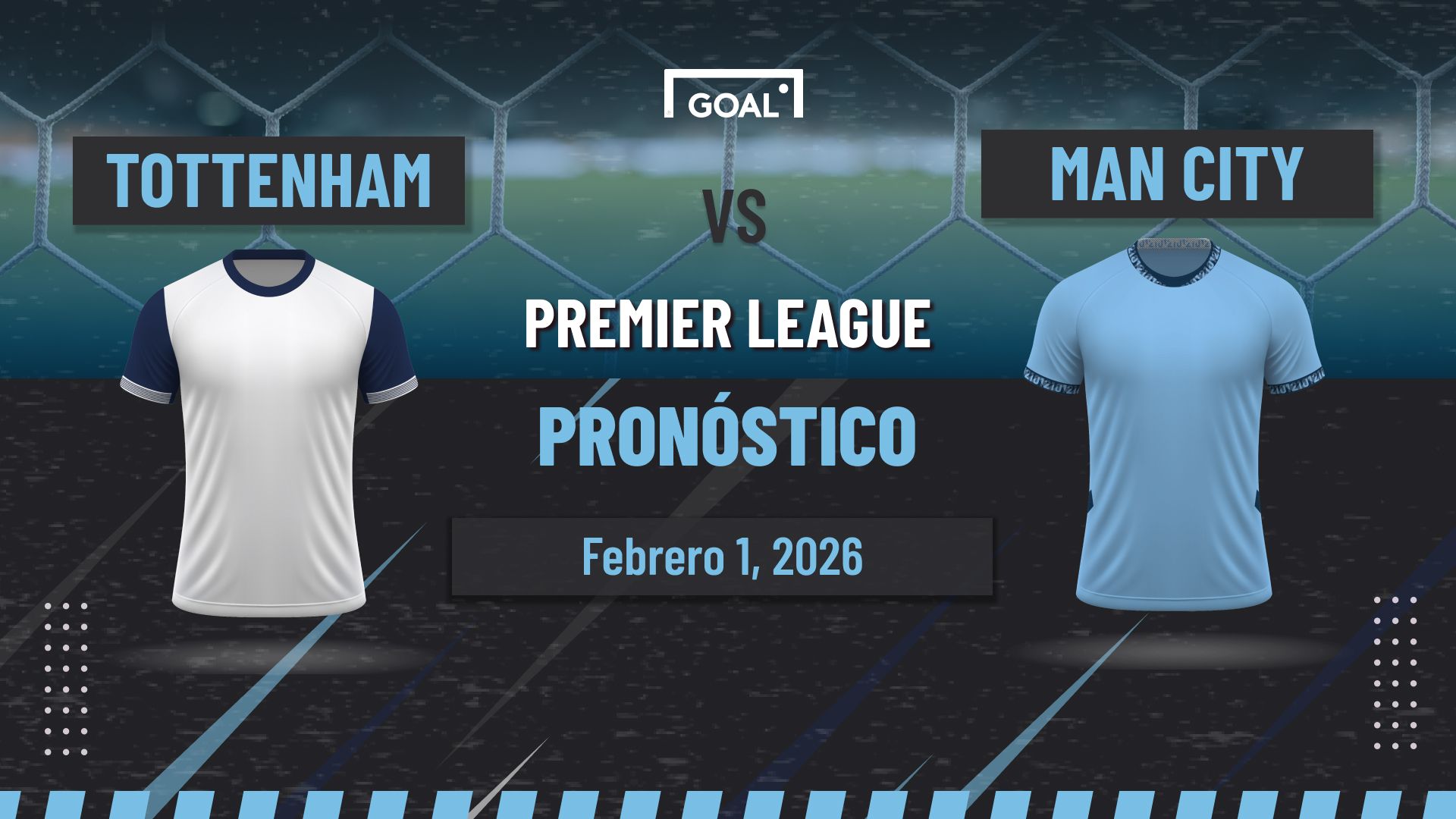 Tottenham vs Manchester City Pronóstico y Apuestas Premier League | 01/02/26