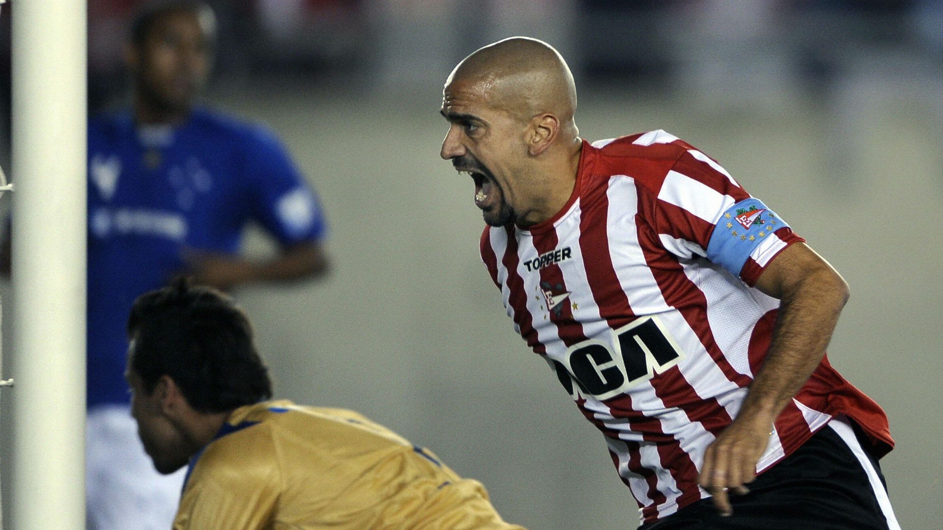 Veron Estudiantes Cruzeiro Libertadores 2009