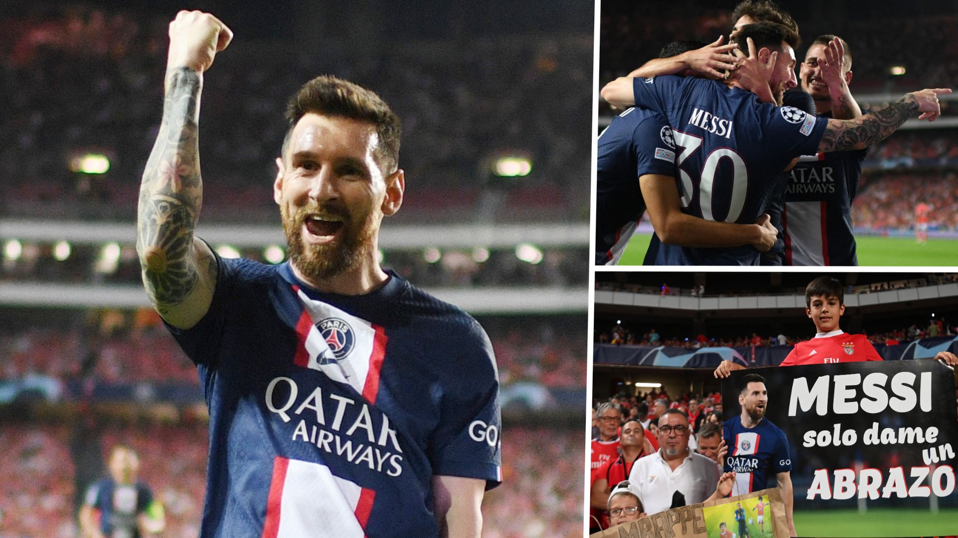 Lionel Messi PSG vs Benfica 2022