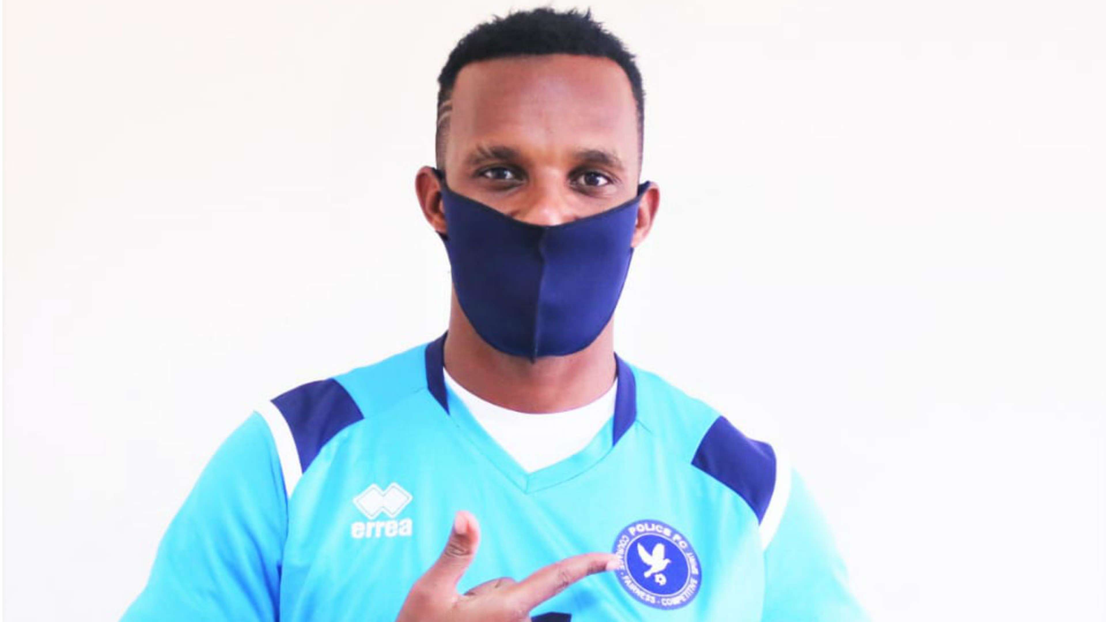 Patrick Sibomana signs for Police FC Rwanda.
