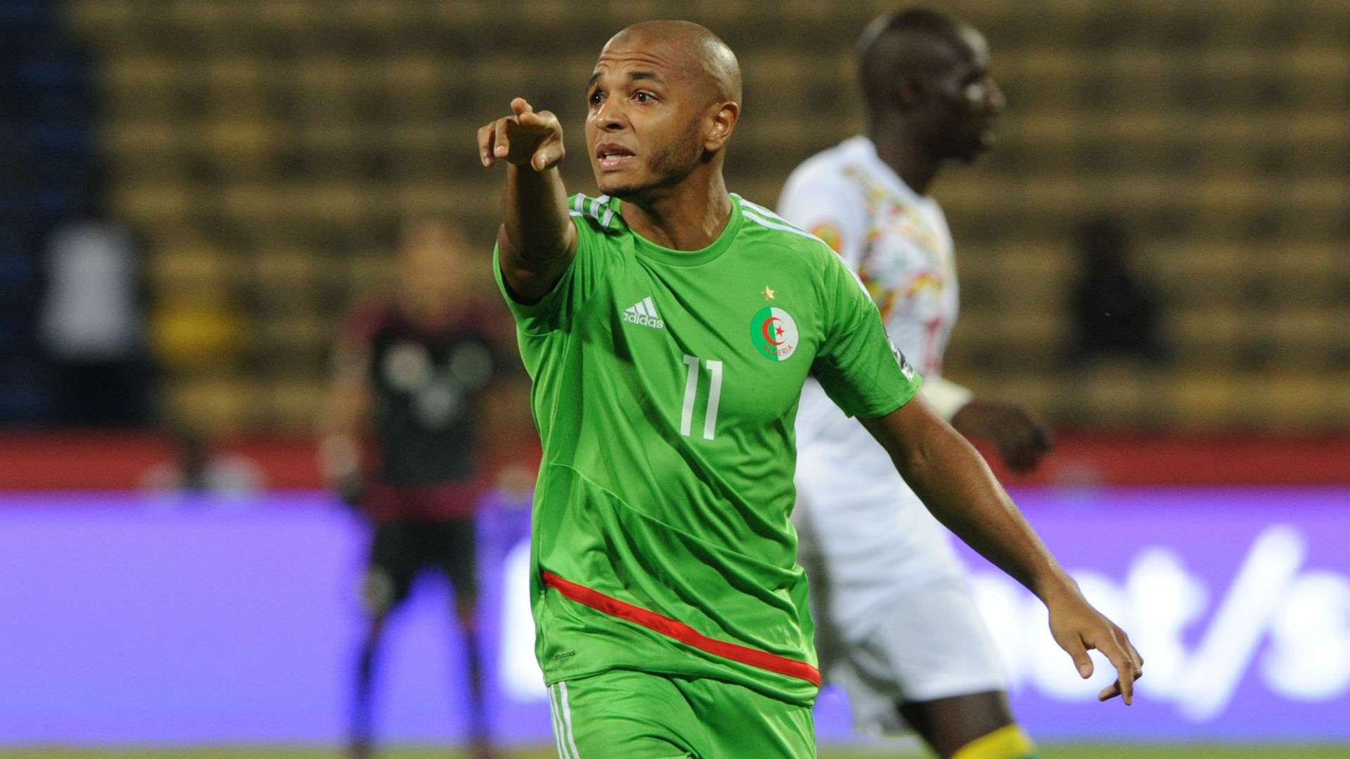 Yacine Nasr Brahimi of Algeria during the Afcon Group B match between Senegal.