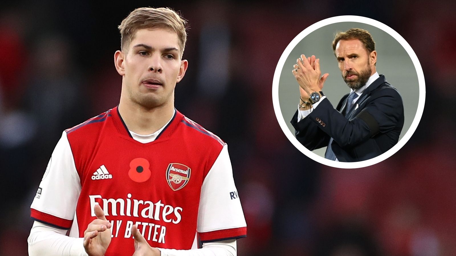 Smith Rowe Southgate Arsenal England GFX