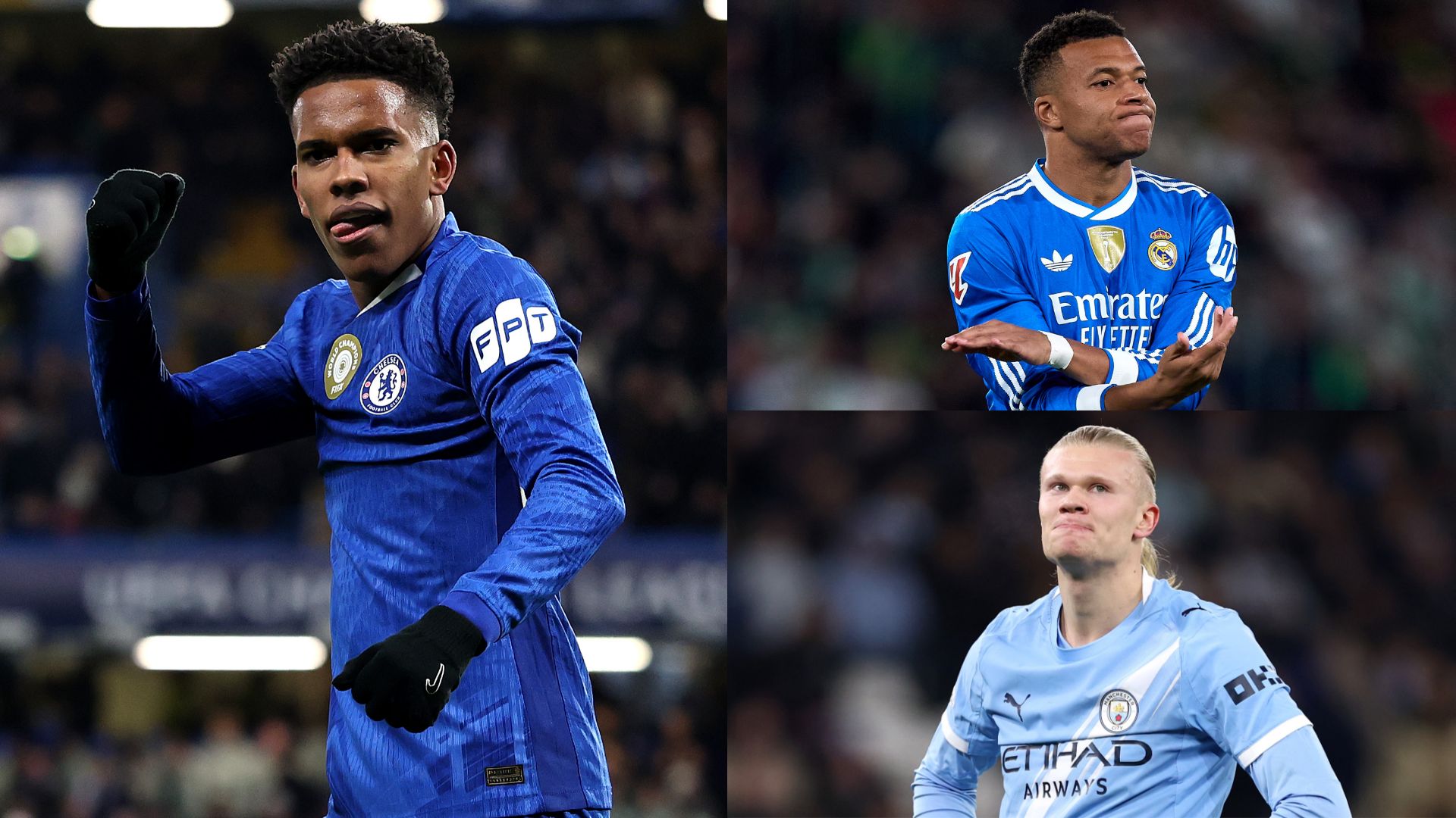 Estevao Mbappe Haaland split