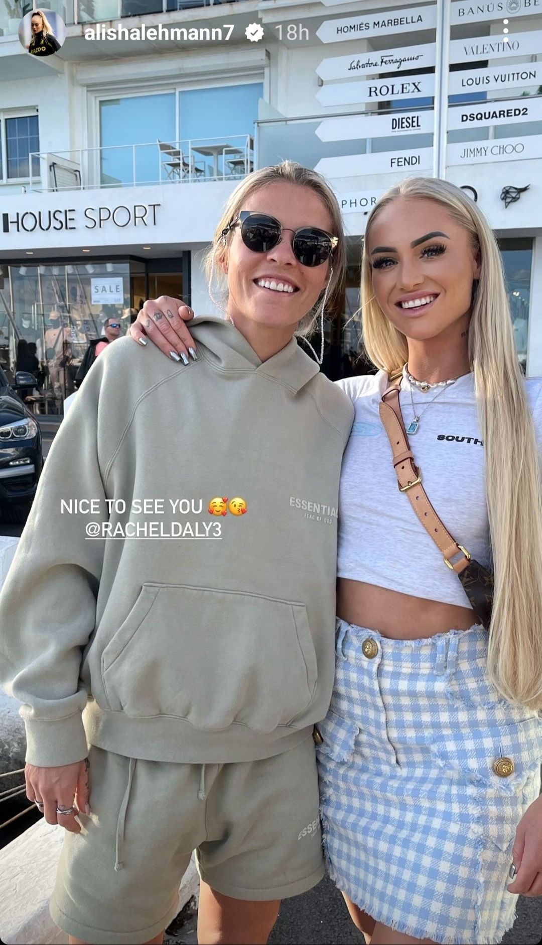 Rachel Daly Alisha Lehmann